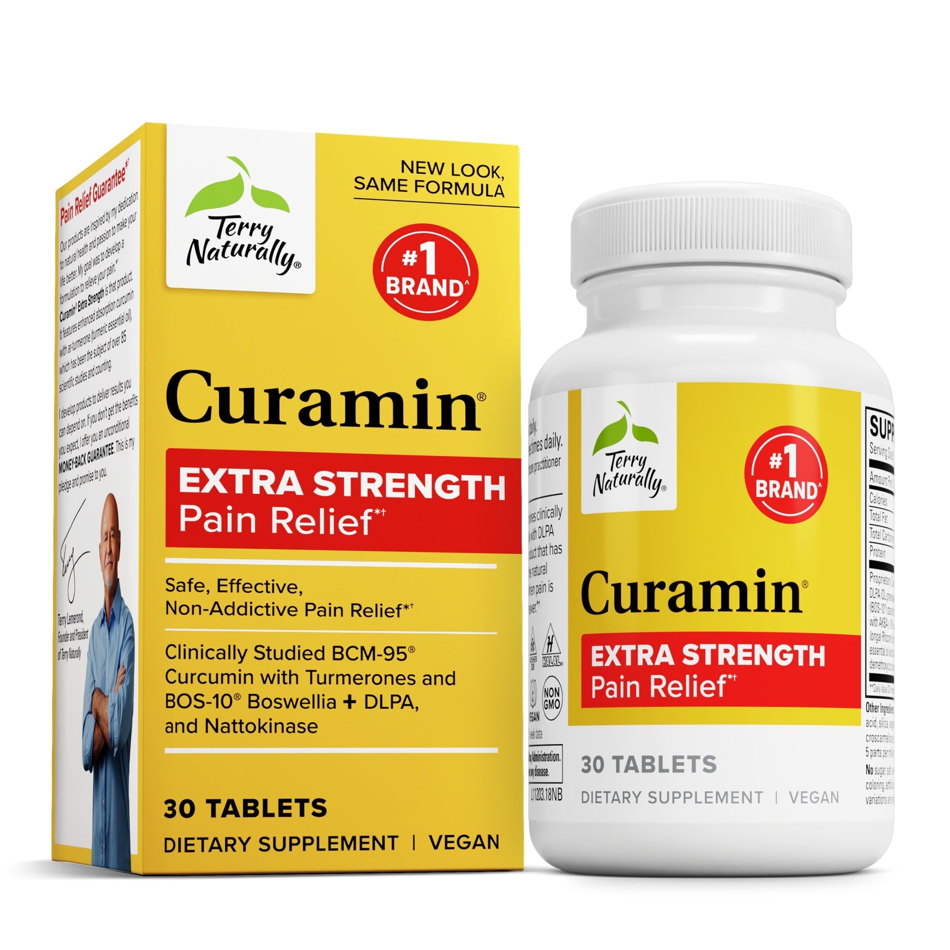Terry Naturally Curamin Extra Strength - Curcumin & Boswellia Supplement for Healthy Circulation Support - Turmeric Supplement to Support Joints, Muscle Health & Endorphin Production - 30 Tablets Terry Naturally buy supplements canada