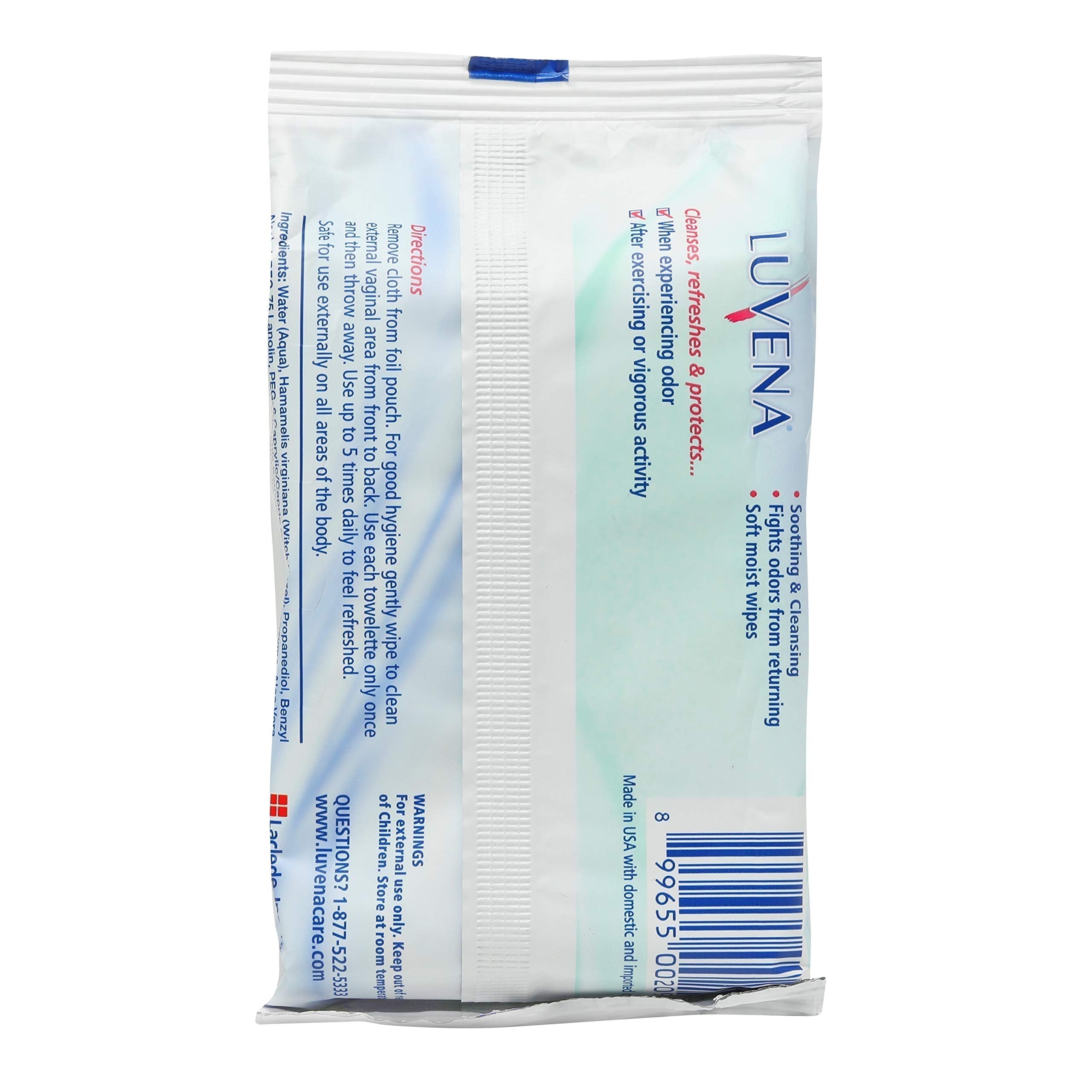 Luvena Feminine Wipes - Soft Wet Wipes for Women - Refresh & Resist Odor - Gynecologist Tested LUVENA buy supplements canada