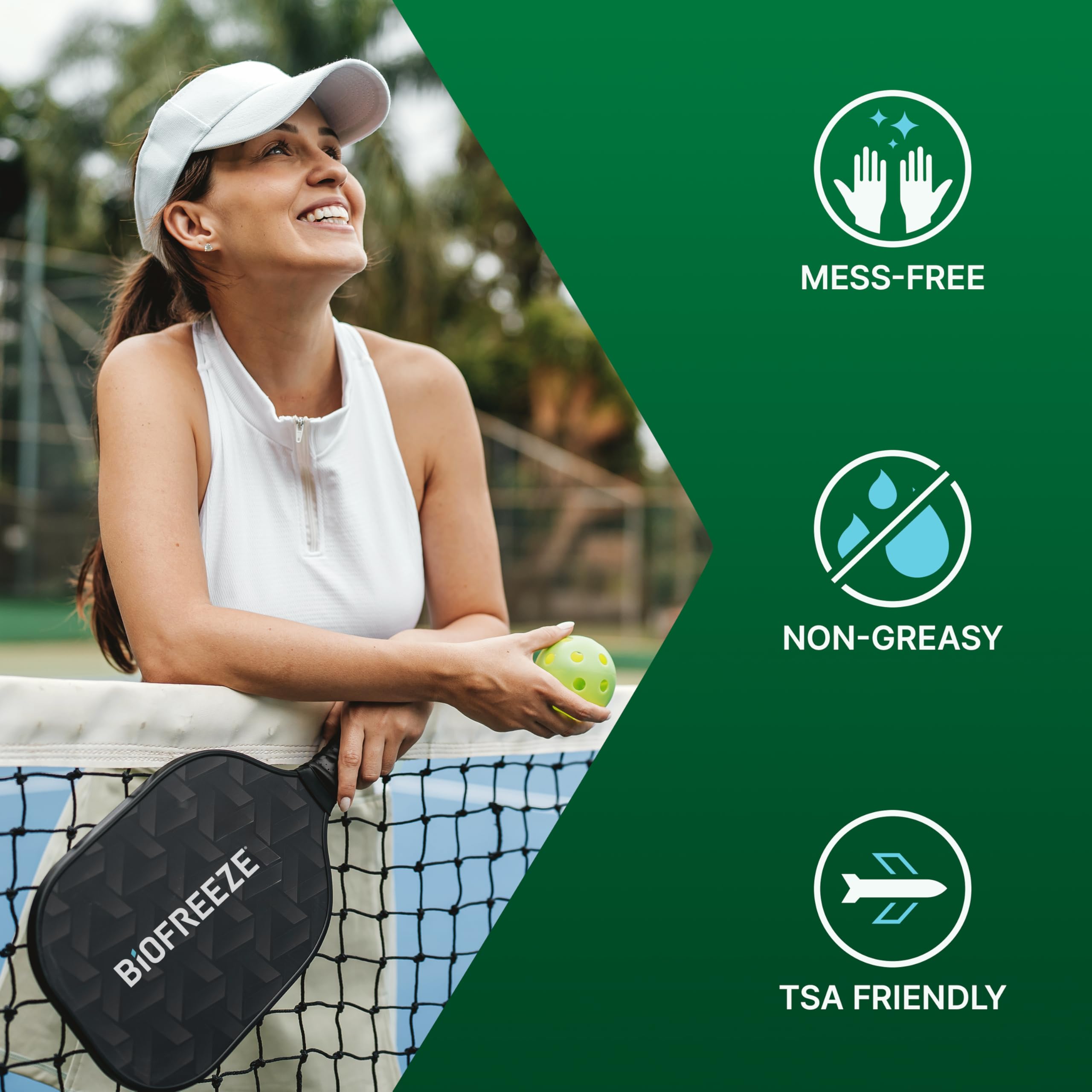 Biofreeze Dry Stick, Mess-Free Relief for Neck, Shoulder, Knee, Hip, Hand & Joint, Cooling Menthol Pain Relief Stick, Up to 100 Uses Biofreeze buy supplements canada