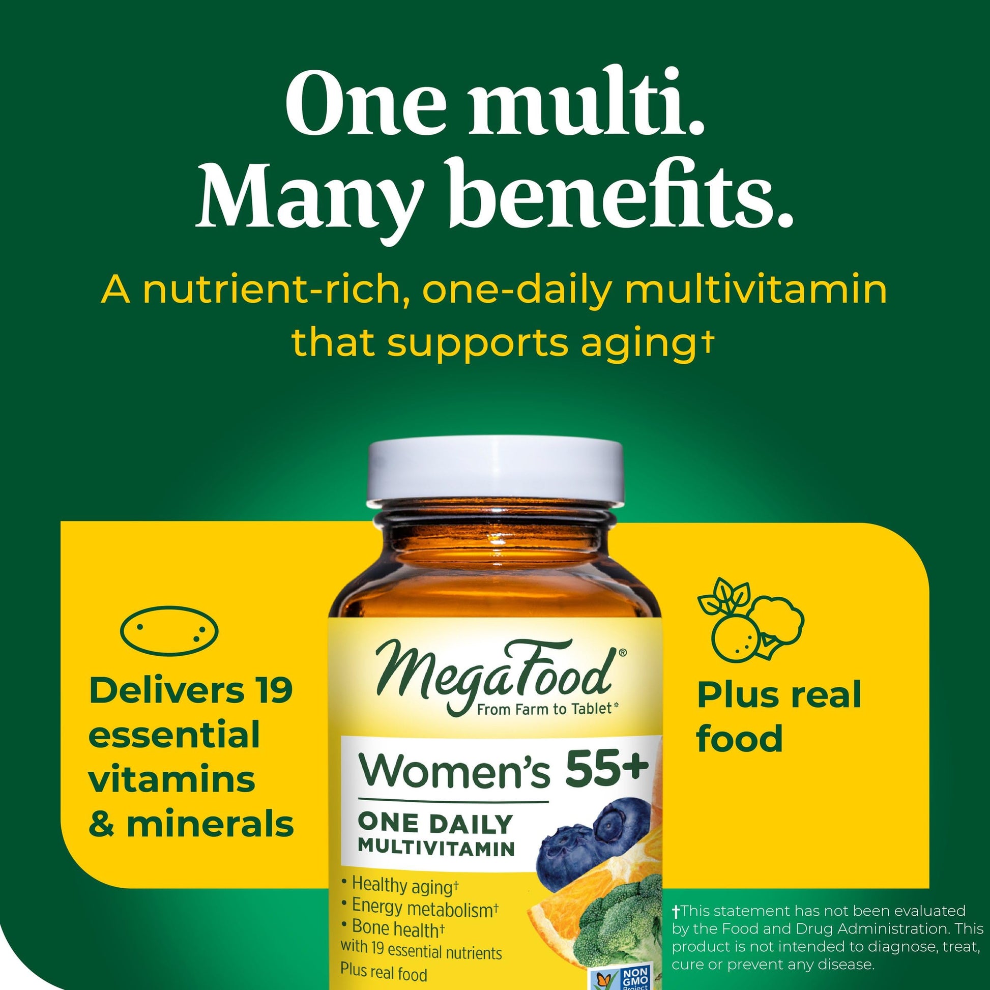 MegaFood Women's 55+ One Daily Multivitamin for Women with Vitamin A, Vitamin C MegaFood buy supplements canada