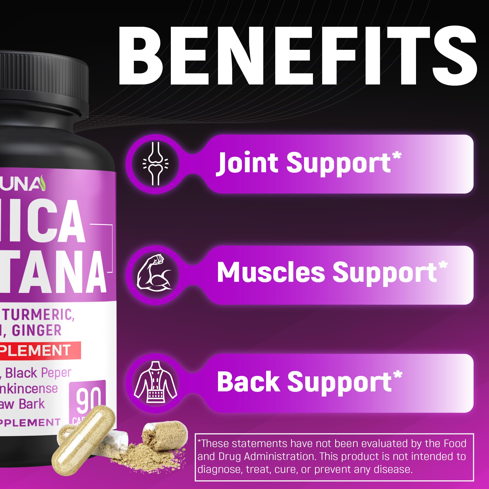 Arnica Capsules with Arnica, Grape Seed, Turmeric and More - 90 Capsules for 3 Months Supply CIVIMUNA buy supplements canada