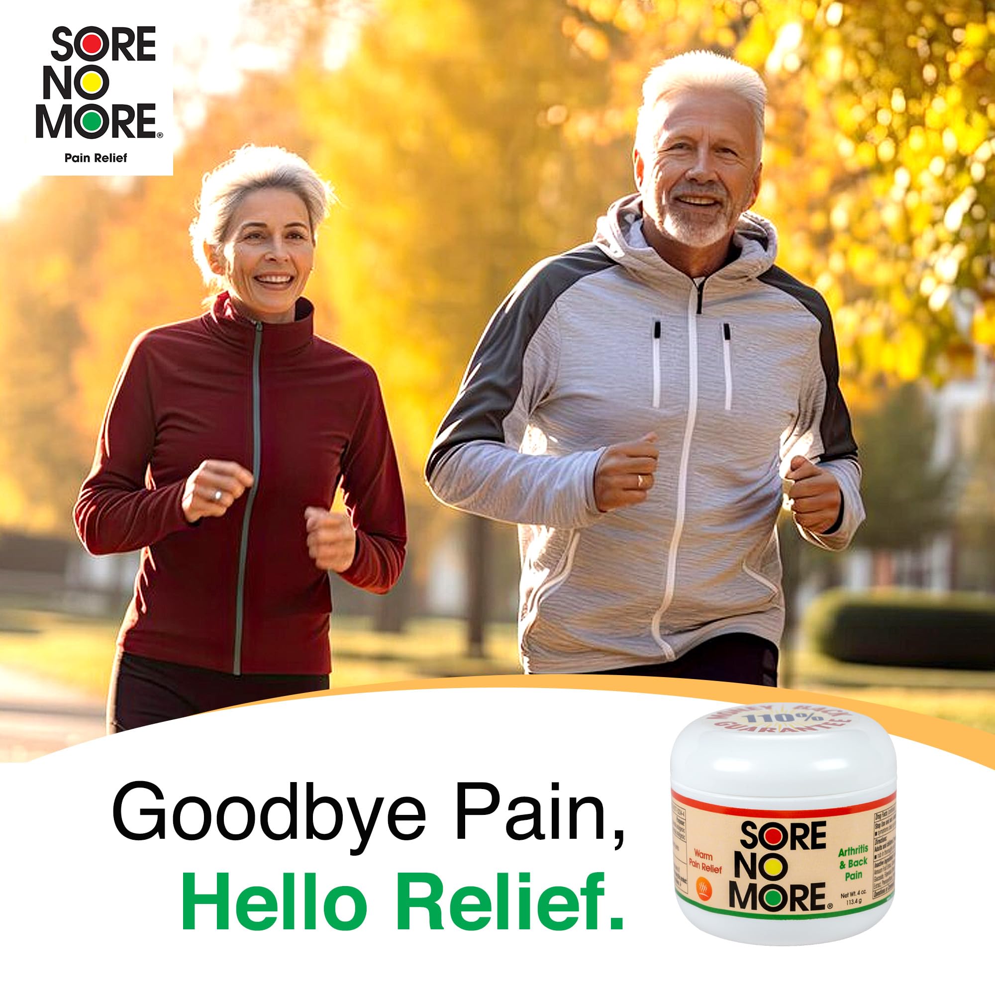 Sore No More Warm Arthritis Pain Relief Cream – Targeted Reliever for Back, Neck, Hands & Feet – Soothing & Fast-Acting Formula for Aches and Pains – Non-Greasy with Orange Aroma – 4 oz Sore No More buy supplements canada