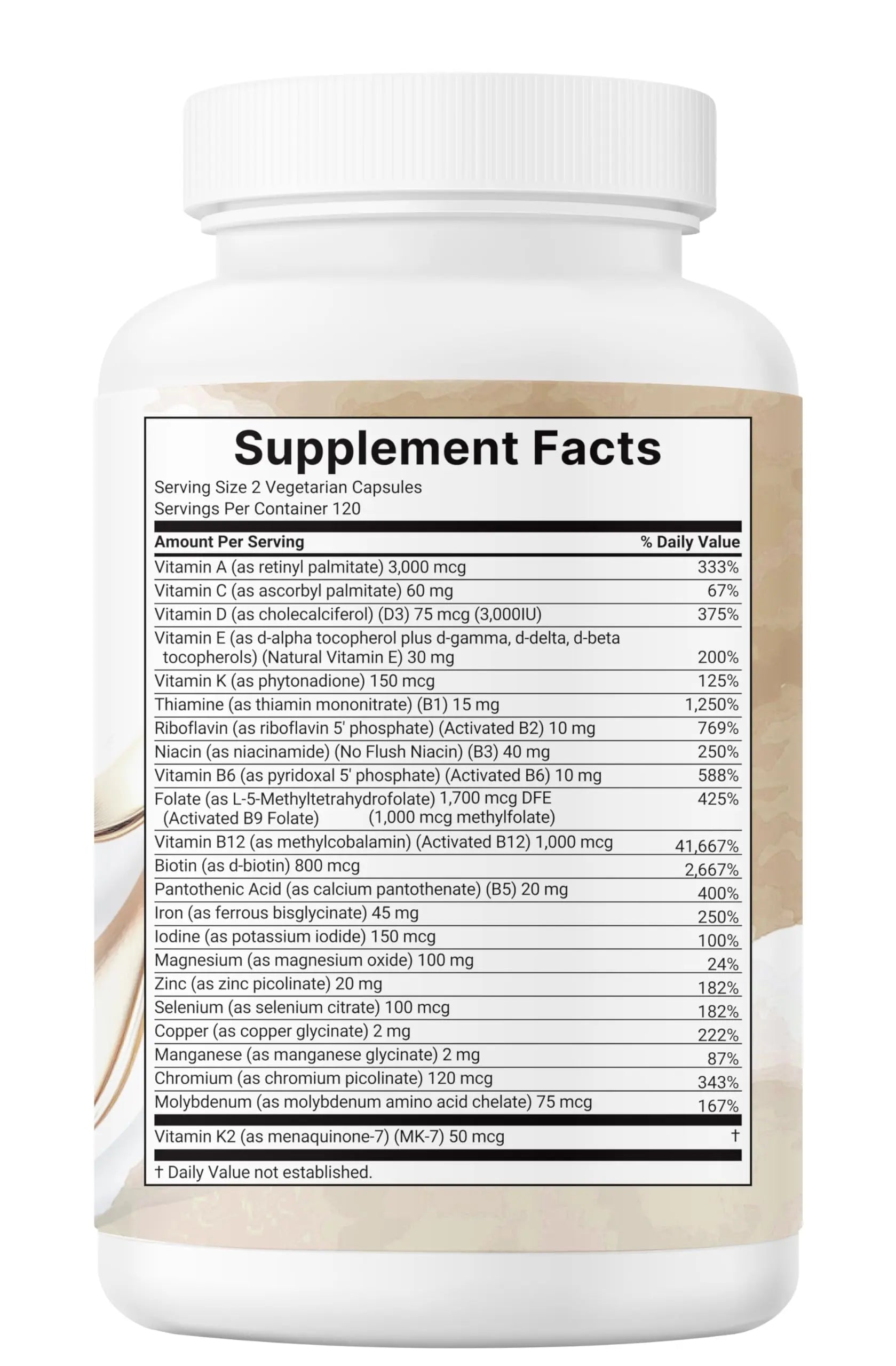 Micro Ingredients Methylated Bariatric Multivitamin with 45mg Iron, 240 Veggie Capsules | 23-in-1 Essential Vitamins with D3, K2, Zinc & More | Micro Ingredients buy supplements canada