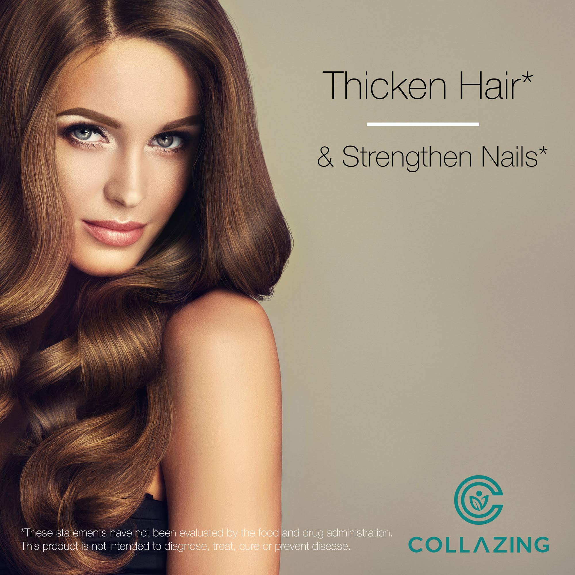 C COLLAZING - Alaskan Wild-Caught Marine Collagen Peptides with Hyaluronic Acid & Vitamin C - Supports Skin, Hair, Nails, Joints & Bones - Type 1 & 3 Collagen C COLLAZING buy supplements canada