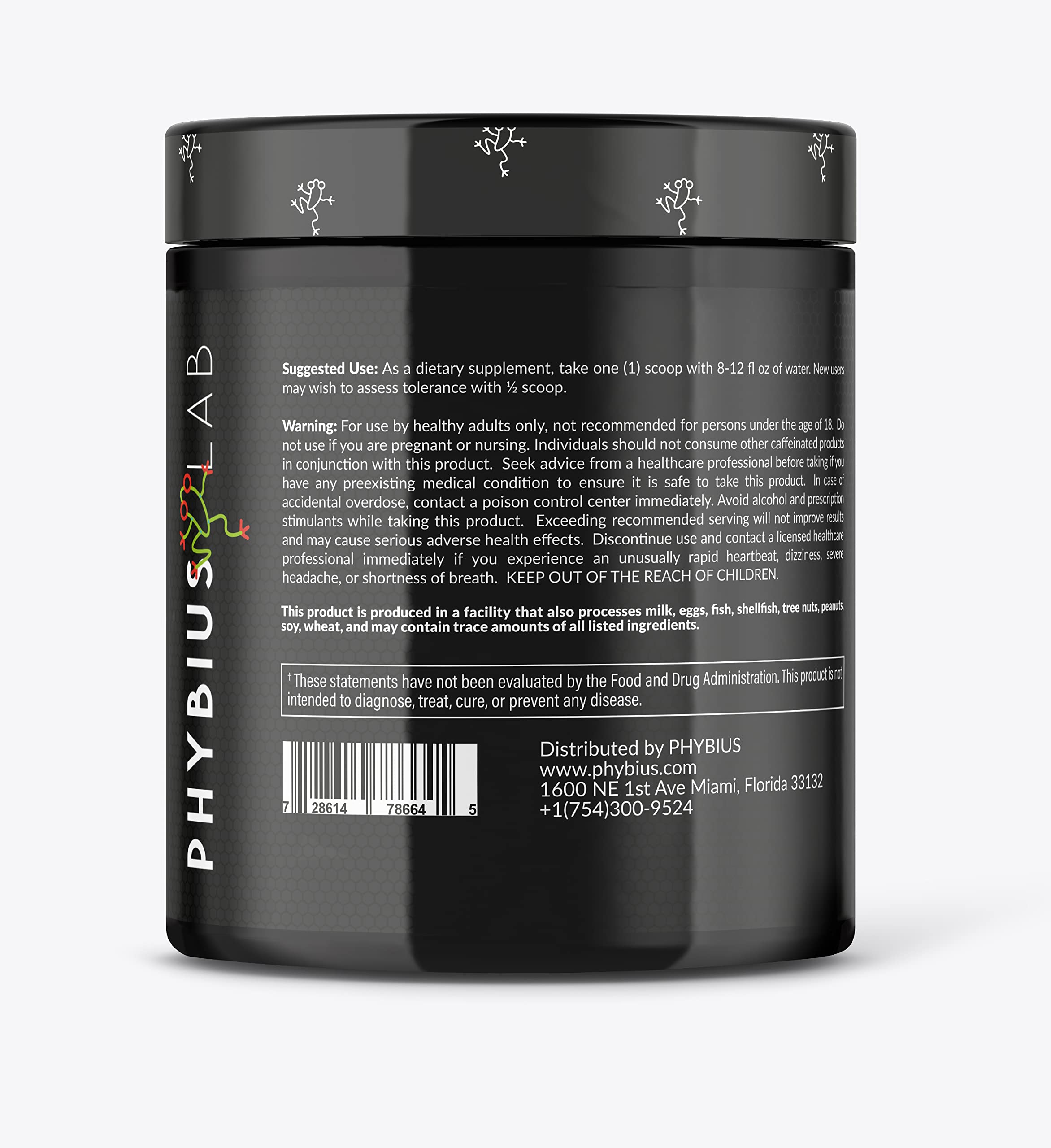 PHYBIUS Lab AM Pre-Workout (Sour Watermelon) Focus, Strength, Powder, 30 Servings PHYBIUS Lab buy supplements canada