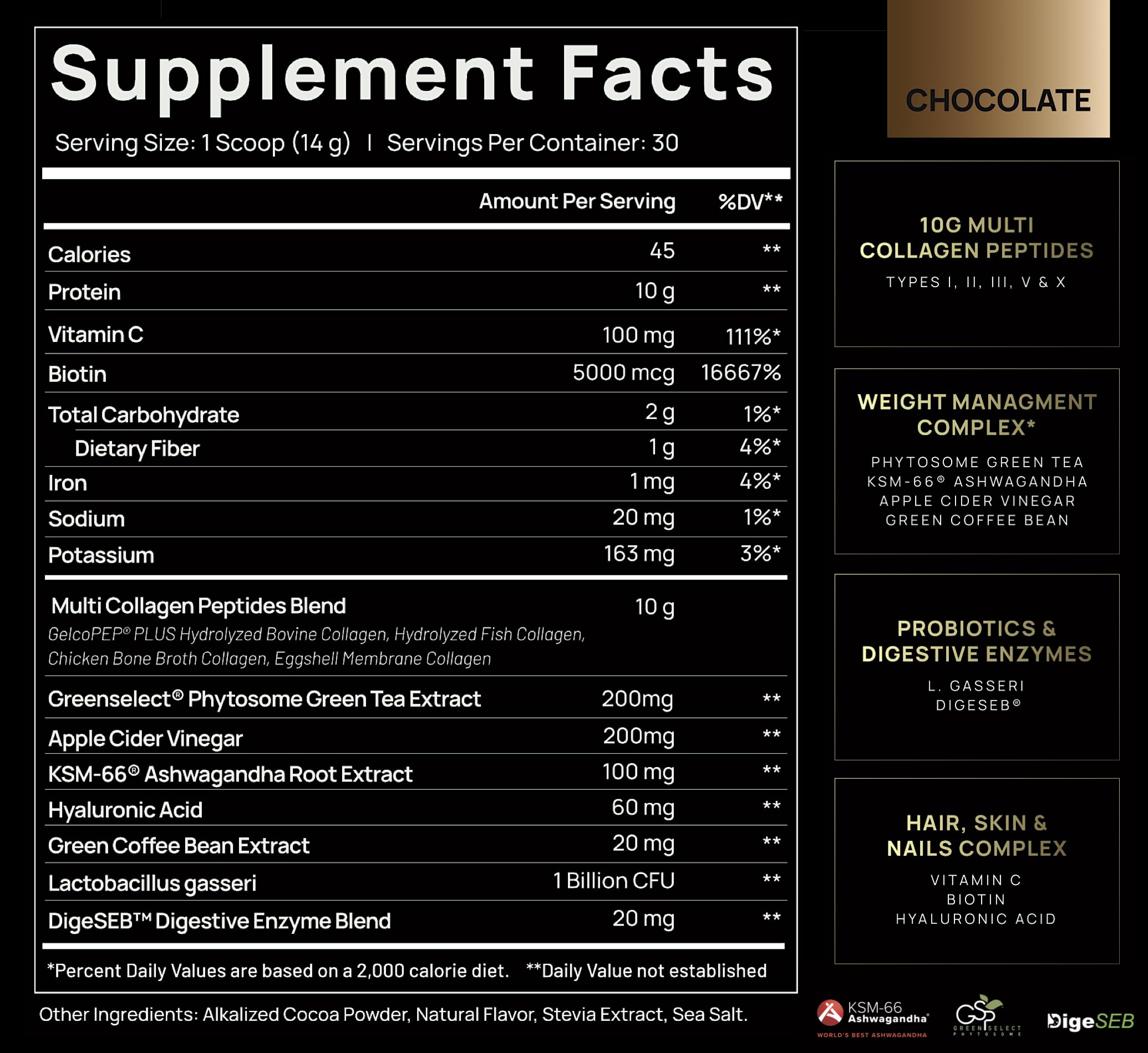 TERRA ELMNT Premium Chocolate Multi Collagen Powder for Women Weight Management TERRA ELMNT buy supplements canada