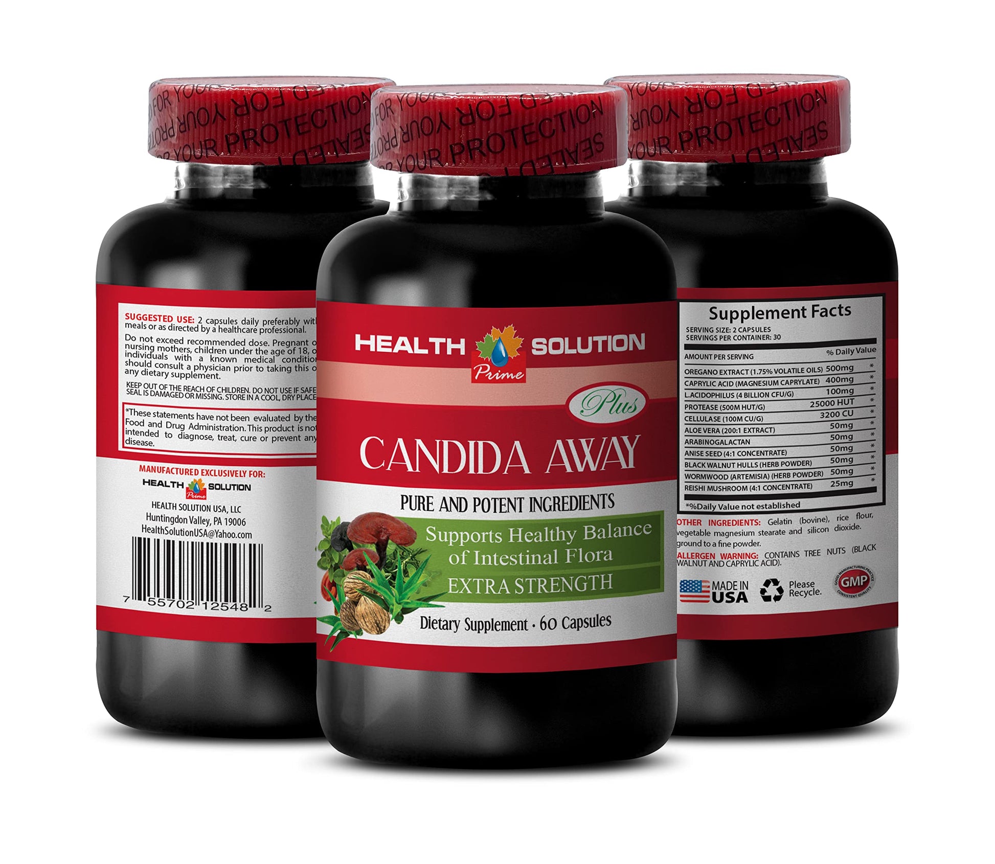 Immunity Support Supplement - Candida Away Plus - Candida Digestive - Candida Cleanse Extra Strength Health Solution Prime buy supplements canada