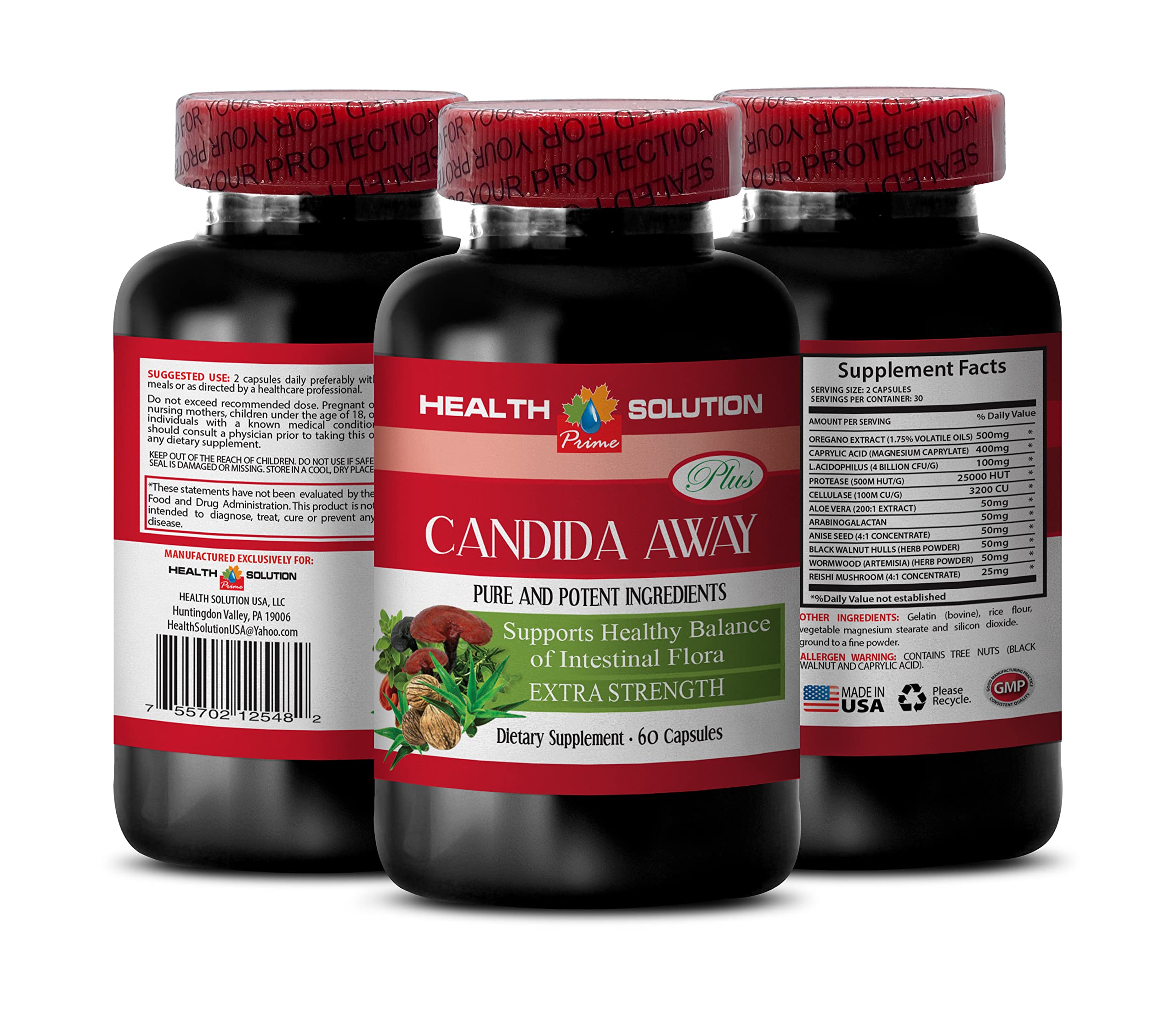 Immunity Support Supplement - Candida Away Plus - Candida Digestive - Candida Cleanse Extra Strength Health Solution Prime buy supplements canada