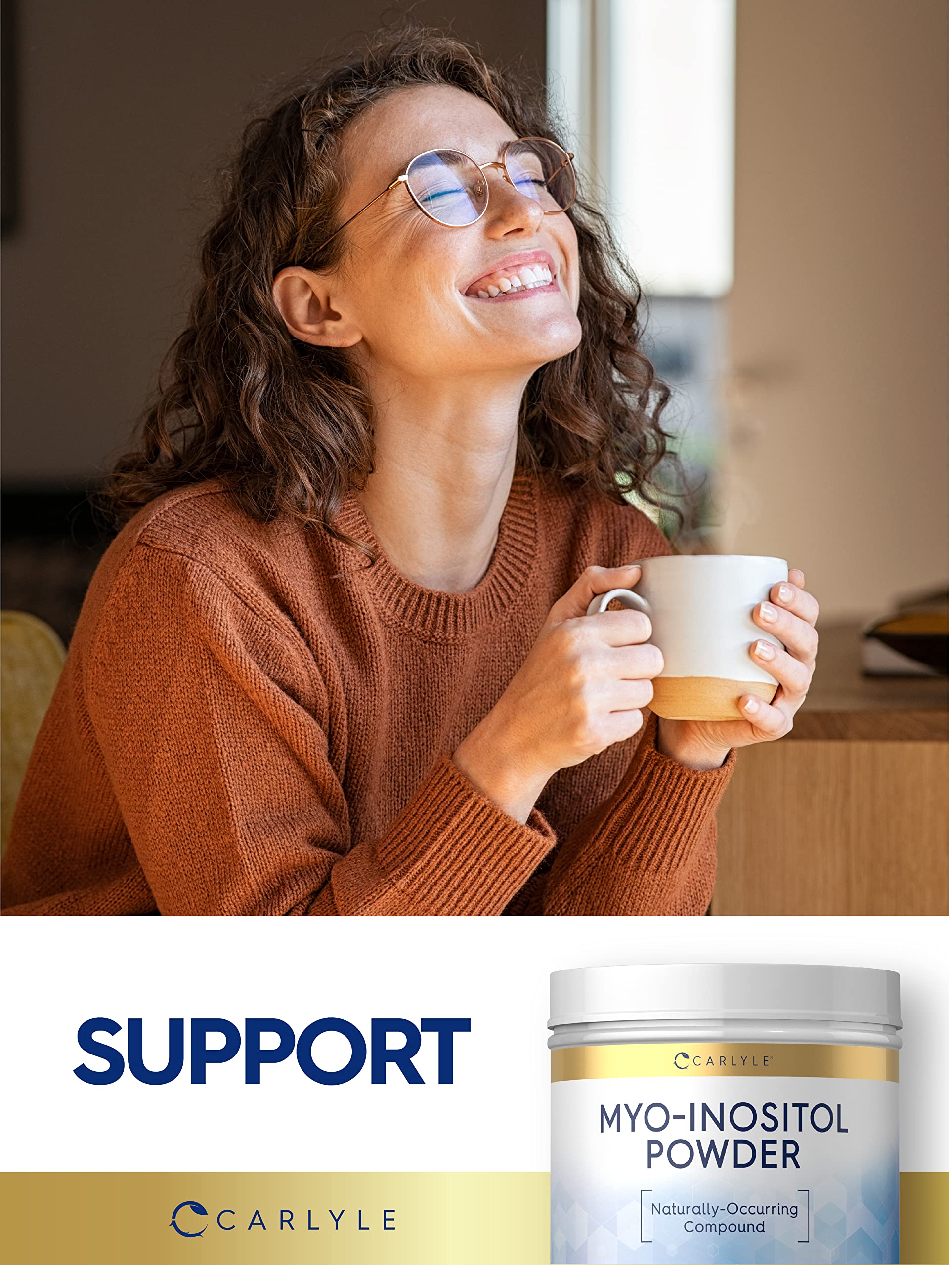 Carlyle Myo-Inositol Powder Supplement | 1.5 lbs | Naturally Occuring Compound Carlyle buy supplements canada