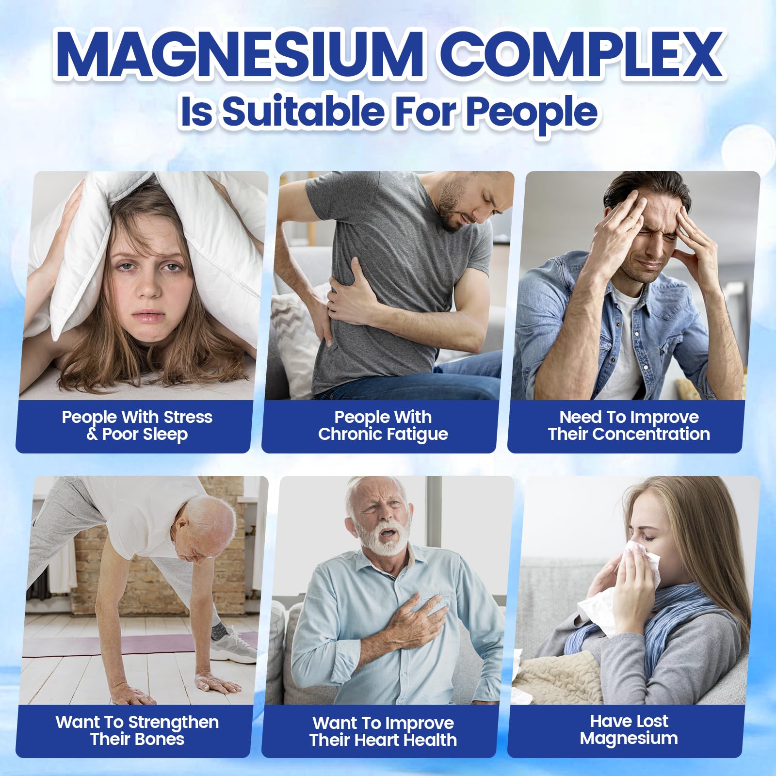 1000mg Magnesium Complex for Women & Men*, 8 Elemental with Magnesium Glycinate, Citrate, Malate, Taurate, Oxide, Carbonate, Aspartate, Orotate for Bones, Muscle VivoNu buy supplements canada
