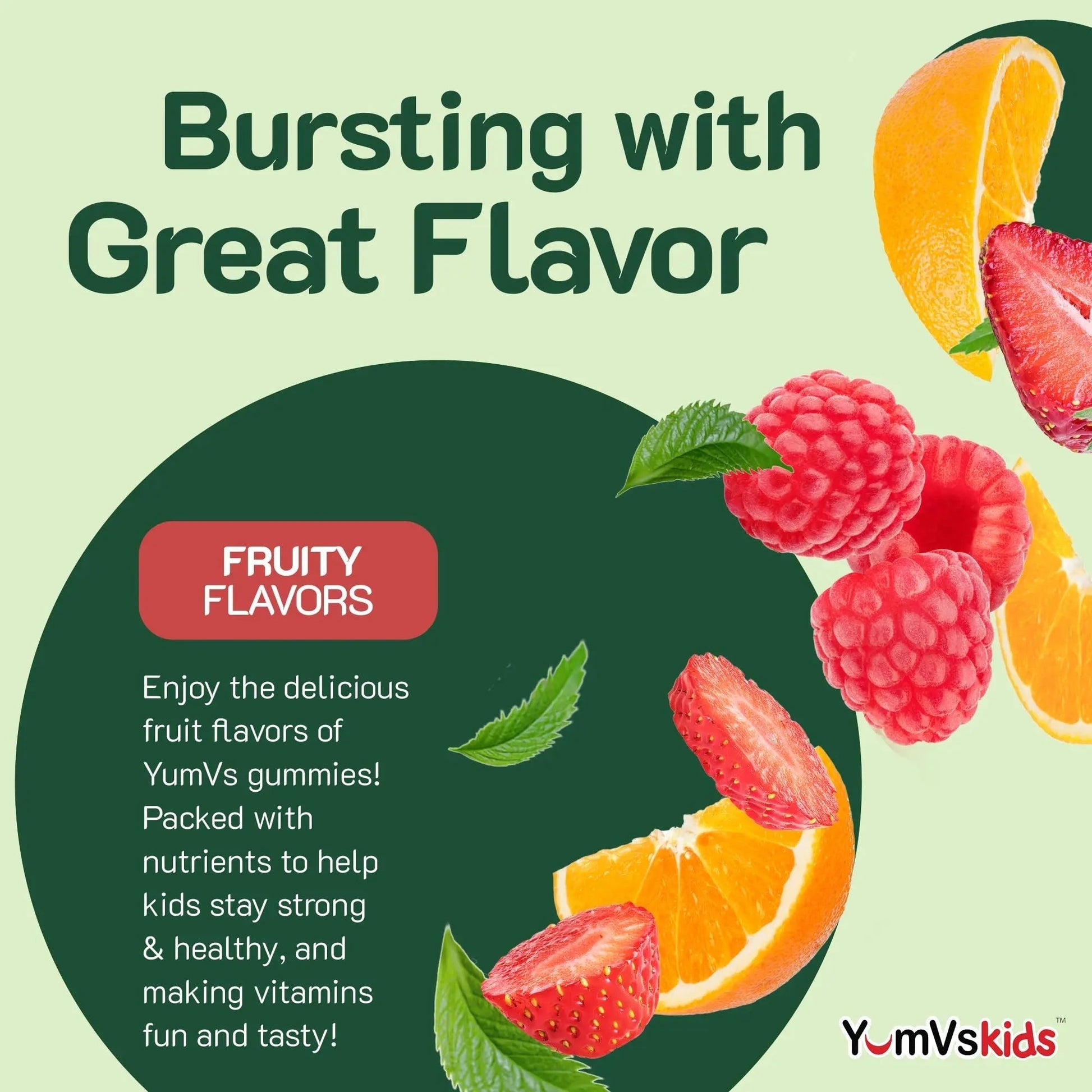 YumVs Kids Multivitamin Gummies - Fruit Flavored Chewable Children's Multivitamin - Kids Vitamins Multivitamin Gummy with 12 Minerals & Vitamins A C D3 E B6 B12 YUM-V'S buy supplements canada