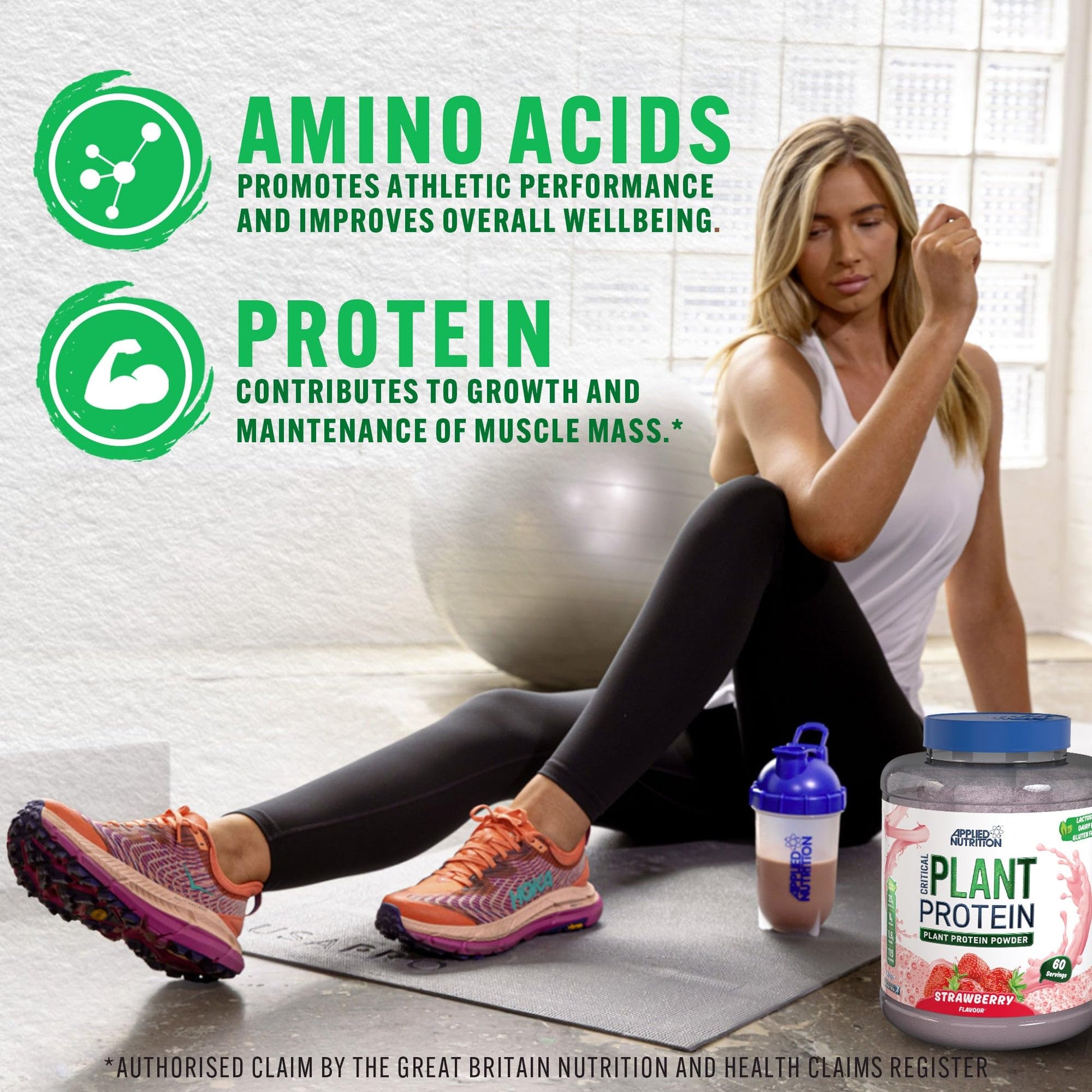 Applied Nutrition Plant Protein Powder – Critical Plant Vegan Protein Shake with SOYA Applied Nutrition buy supplements canada