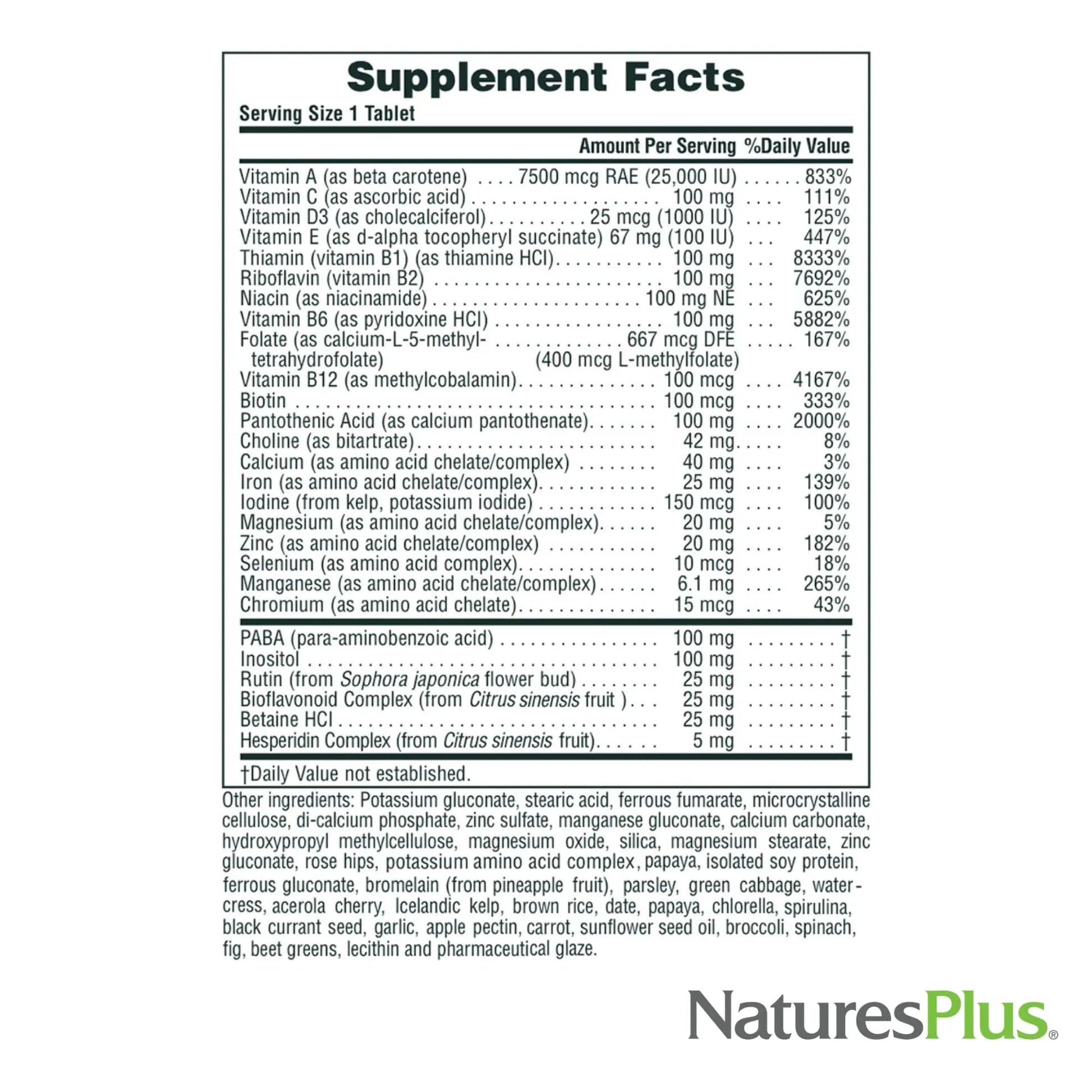 NaturesPlus Ultra II Daily - 90 Tablets - Multivitamin with Whole Foods for Overall Well-Being - Supports Energy & Immune Health NaturesPlus buy supplements canada