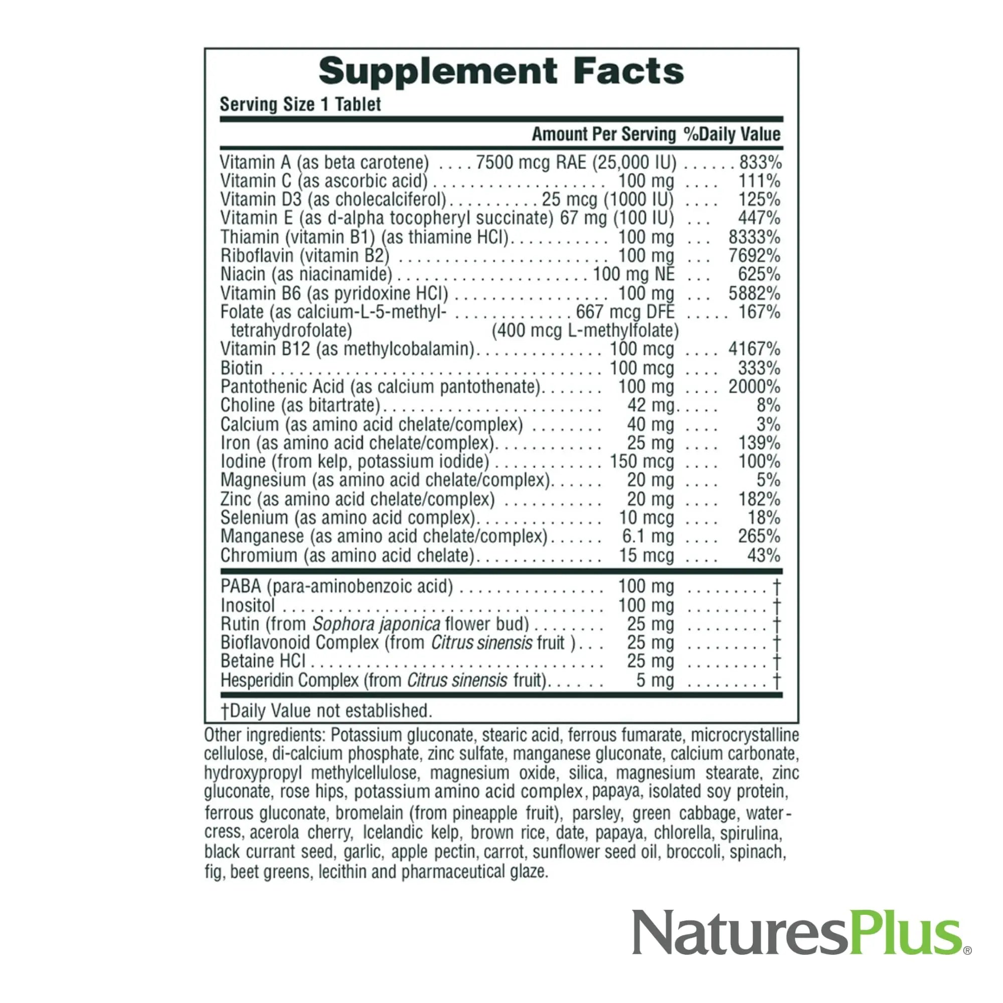 NaturesPlus Ultra II Daily - 90 Tablets - Multivitamin with Whole Foods for Overall Well-Being - Supports Energy & Immune Health NaturesPlus buy supplements canada