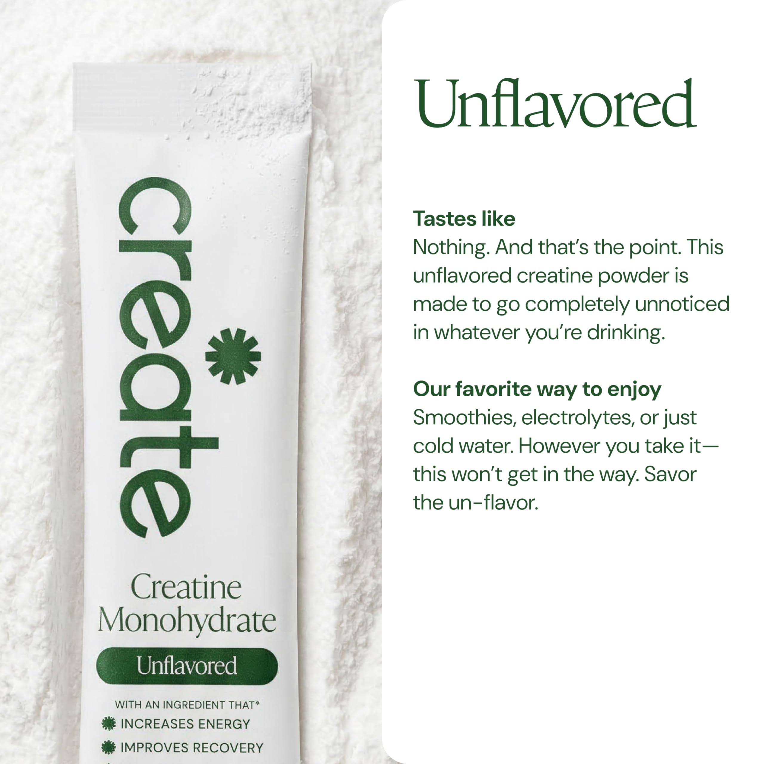Create Creatine Monohydrate Powder - Creatine Travel Packets, Made with Creapure, 3rd Party Tested & NSF Certified for Sport, 30 Stick Packs, Unflavored Create buy supplements canada