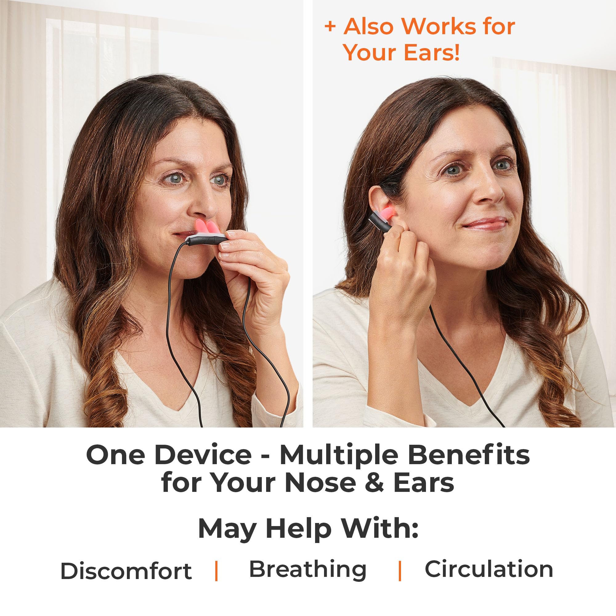 Lifepro Red Light Therapy Device for Nose & Ears - Portable Red and Near Infrared Light Therapy LifePro buy supplements canada