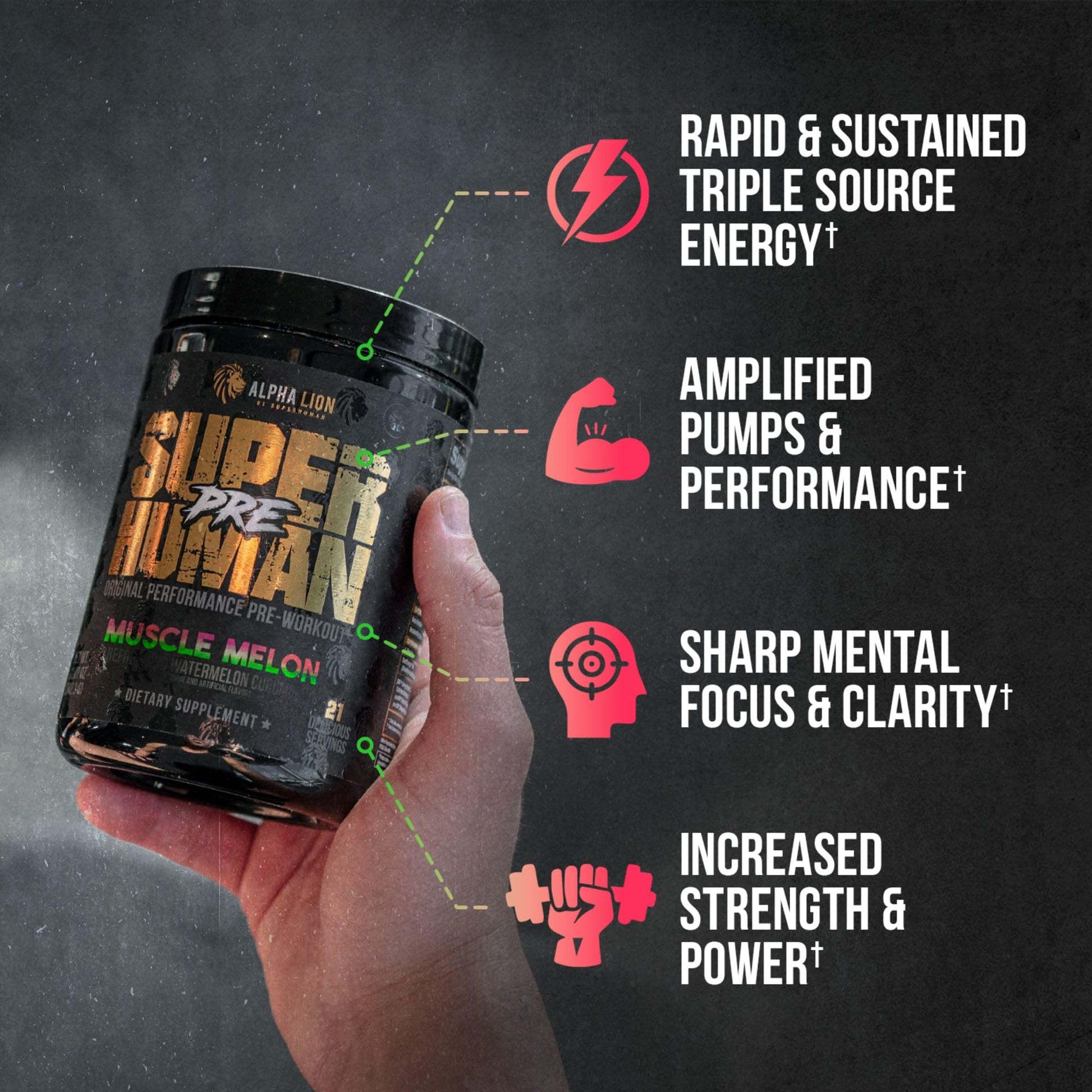ALPHA LION Superhuman Pre Workout Powder, Beta Alanine, L-Taurine & Tri-Source ALPHA LION buy supplements canada