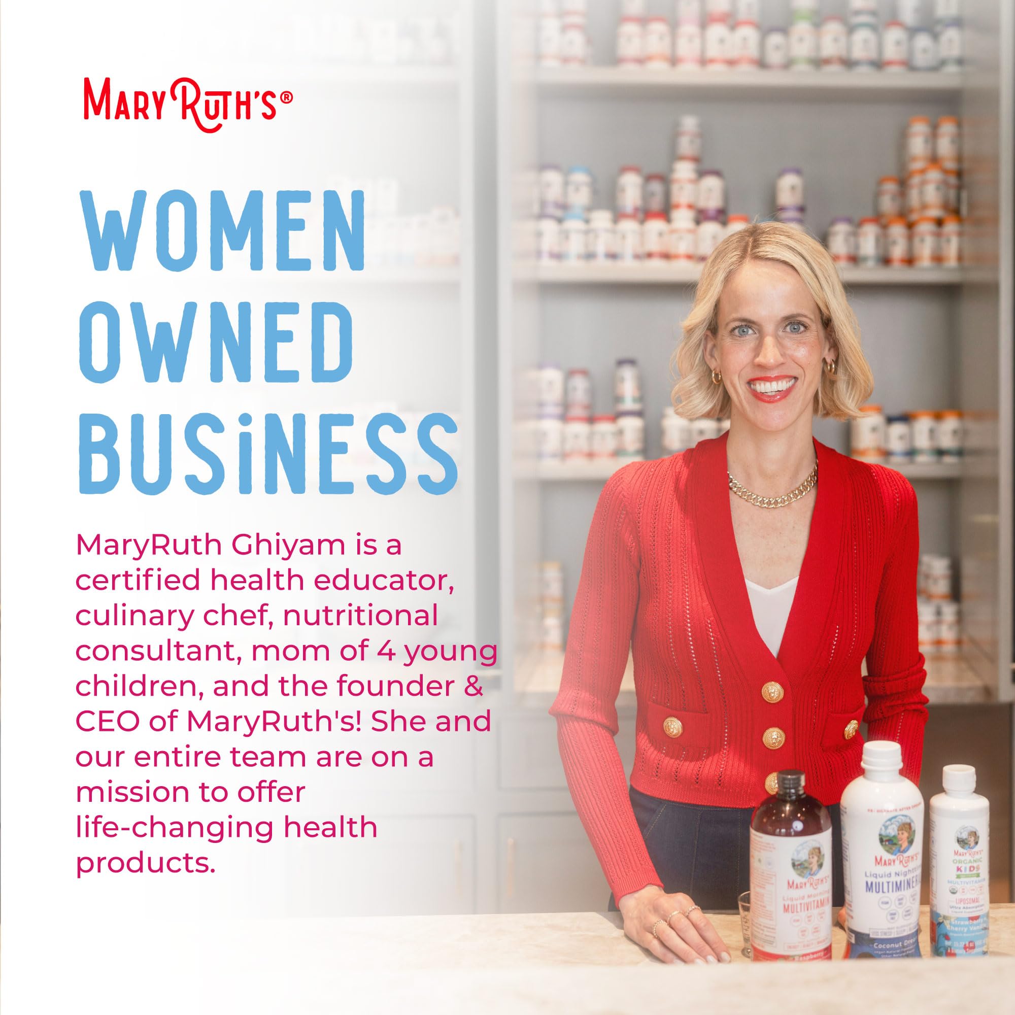 MaryRuth’s Multivitamin Liposomal for Women 40+ | Womens Multivitamin Liposomal | Immune Support Supplement | Menopause Supplement | Methylated Multivitamin | Vegan | Sugar Free | Non-GMO |15.22 Fl Oz MARYRUTH'S buy supplements canada