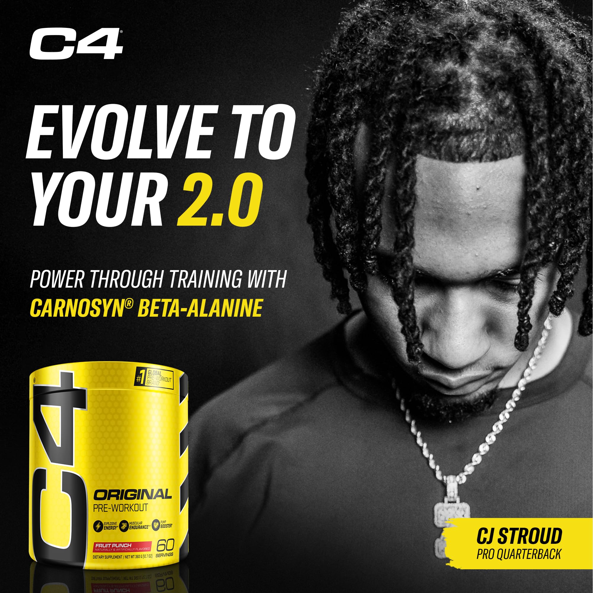 C4 Original Pre Workout Powder Fruit Punch - Vitamin C for Immune Support - Sugar Free Cellucor buy supplements canada
