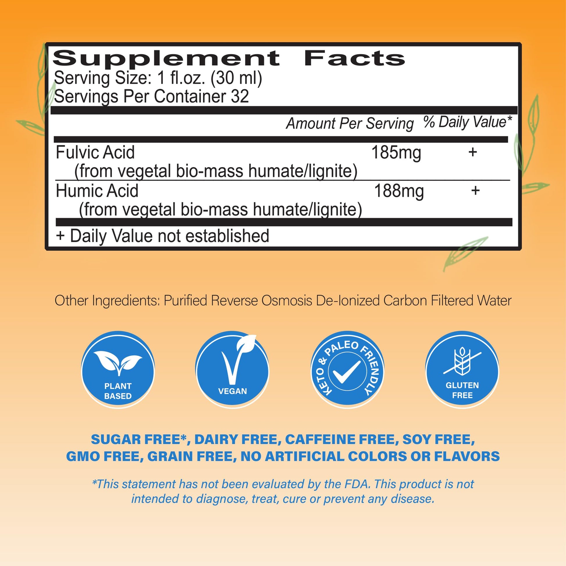 Vital Earth Minerals Detox & Wellness Support – Fulvic Humic Mineral Blend with 70+ Trace Minerals, Electrolytes, 32 Oz Bottle + 14 Single-Serve Packs Vital Earth Minerals buy supplements canada