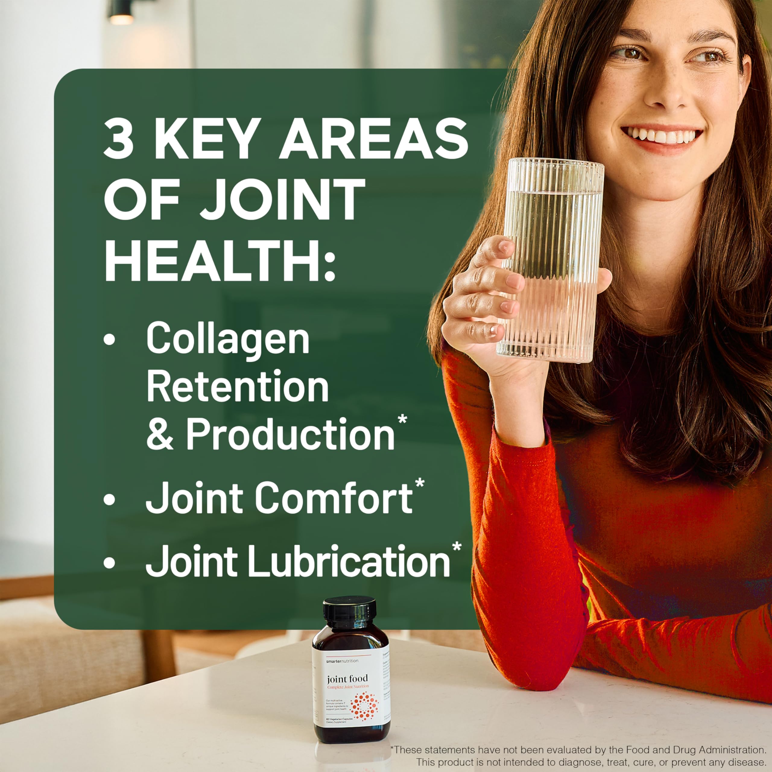 SMARTERNUTRITION Joint Food - Whole-Food Joint Supplement to Support Lubrication & Mobility - Formulated with Collagen Type II, MSM, Vitamin C, Turmeric, Bromelain - 6 Pack[180-Day Supply] SMARTERNUTRITION buy supplements canada