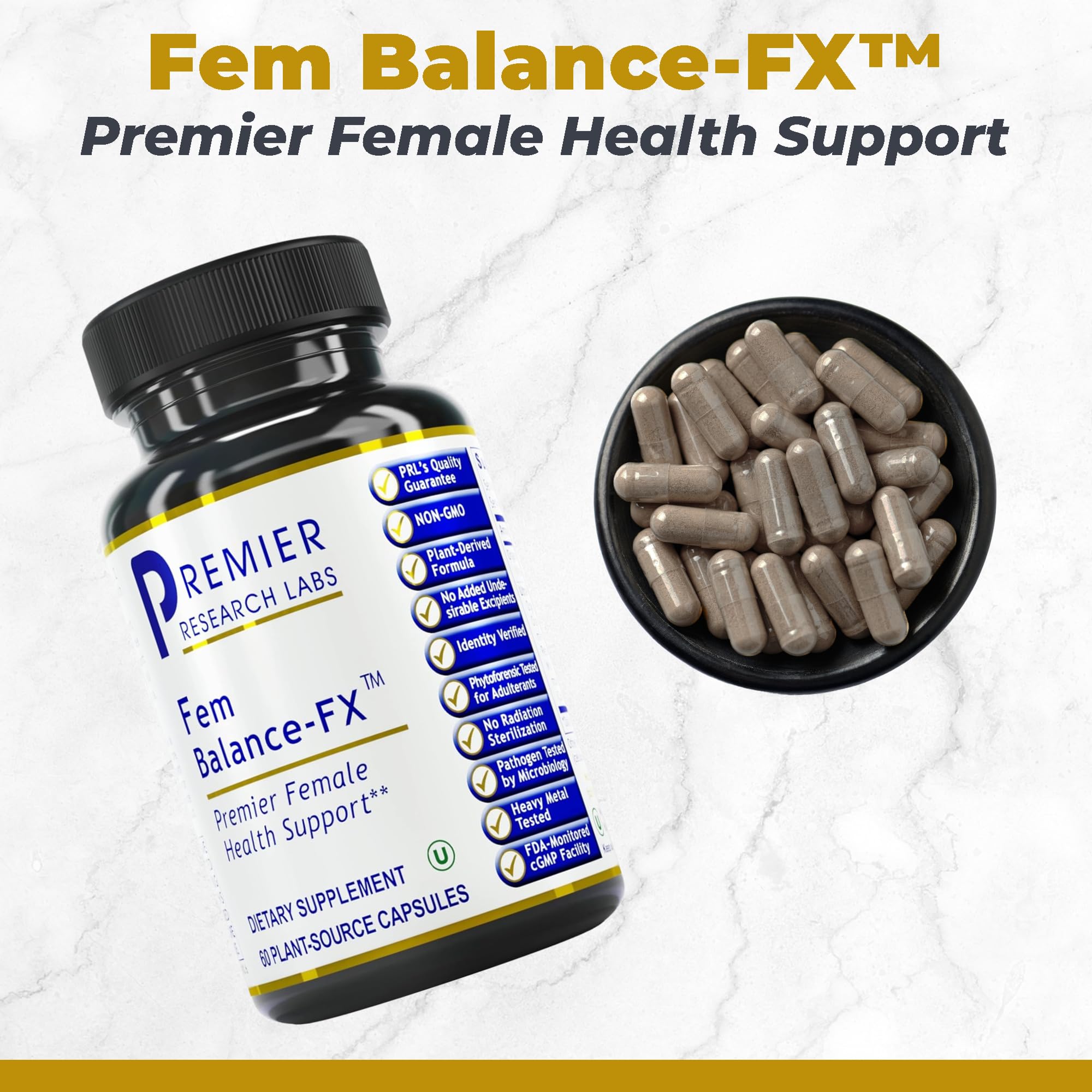 Premier Research Labs Fem Balance FX- Chasteberry Supplement for Women Hormone Balance Support, Chaste Tree Supplement w/Organic Chasteberry Extract, Natural Support for Women- 60 Vegetarian Capsules Premier Research Labs buy supplements canada