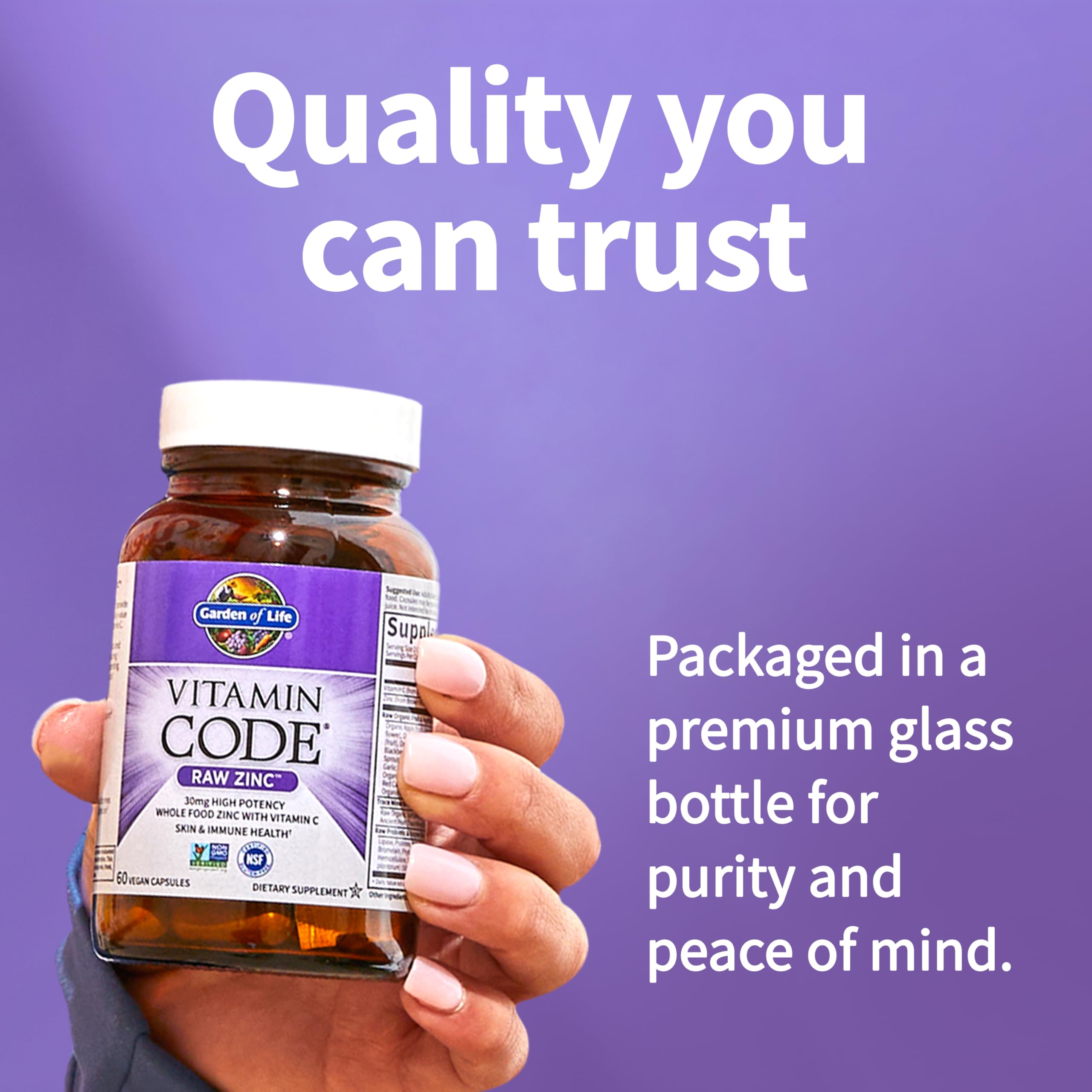 Garden of Life Zinc Supplements 30mg High Potency Raw Zinc and Vitamin C Multimineral Supplement, Vitamin Code Vitamins Trace Minerals & Probiotics Garden of Life buy supplements canada