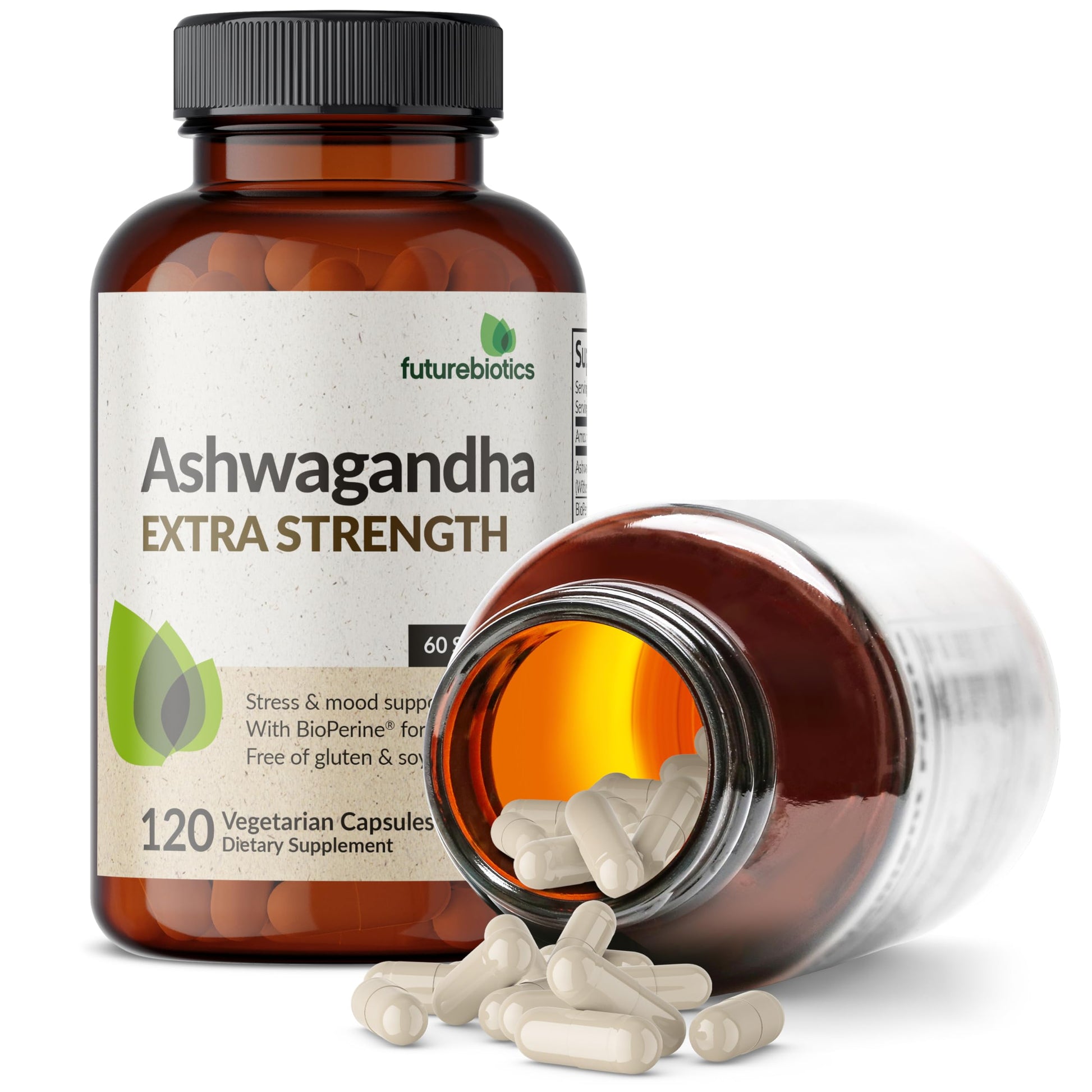 Futurebiotics Ashwagandha Extra Strength Stress & Mood Support with BioPerine Futurebiotics buy supplements canada