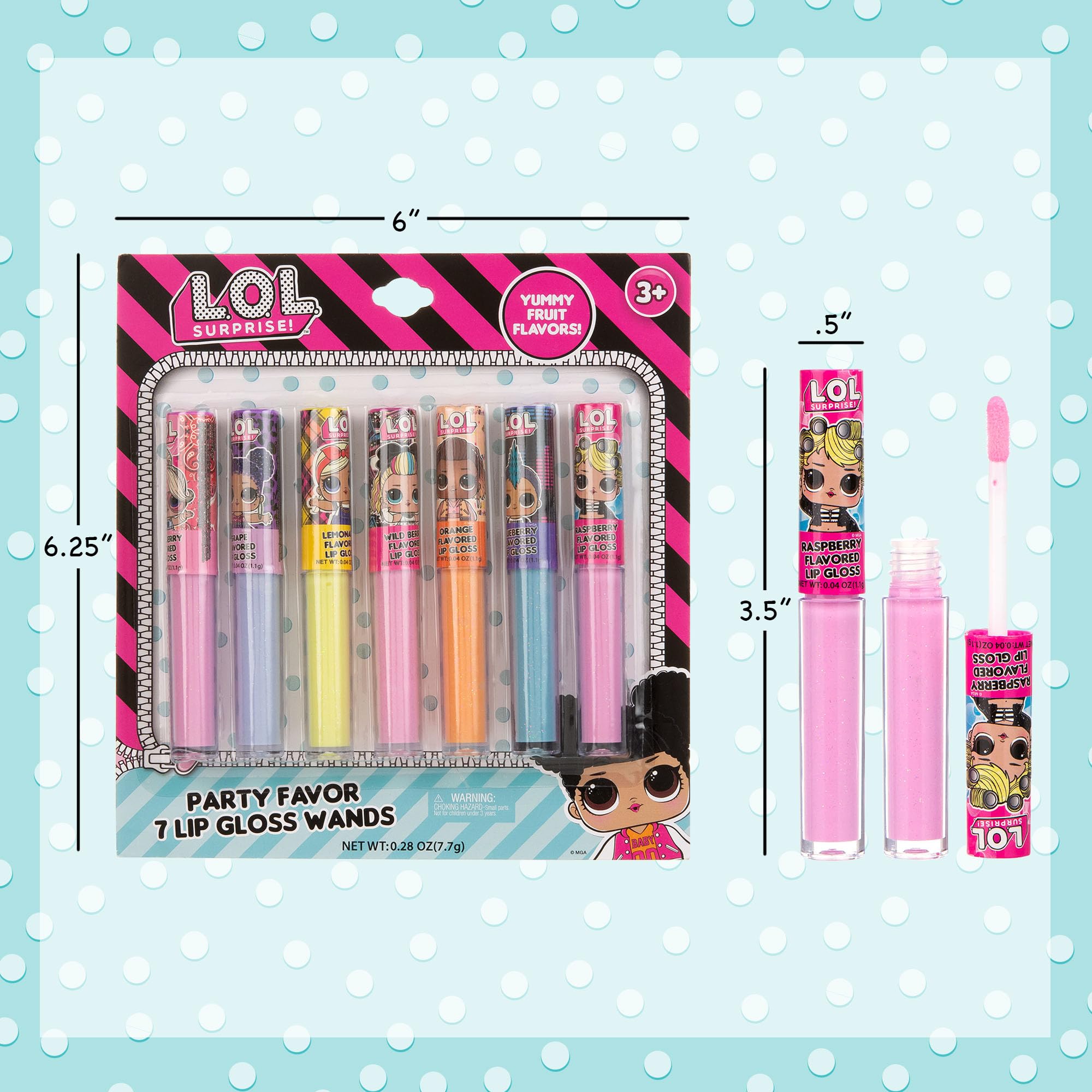 L.O.L Surprise 7-Pack Lip Gloss for Girls, Lol Lip Gloss L.O.L. Surprise! buy supplements canada