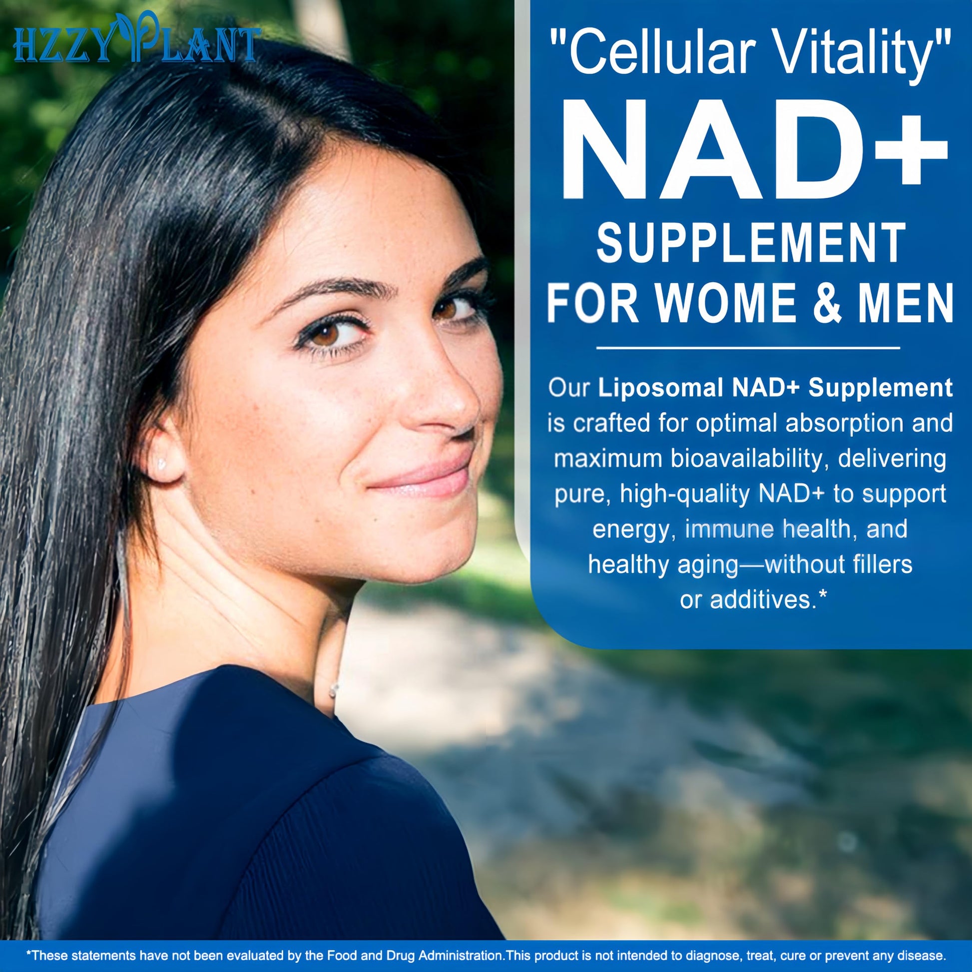 HZZYPLANT NAD+ Supplement, High Absorption NAD Supplements for Women for Cellular Energy Immune Focus Health, NAD Resveratrol Softgel Capsules, NAD Liquid Softgels Supplement, Non-GMO, 2 Month Supply HZZYPLANT buy supplements canada