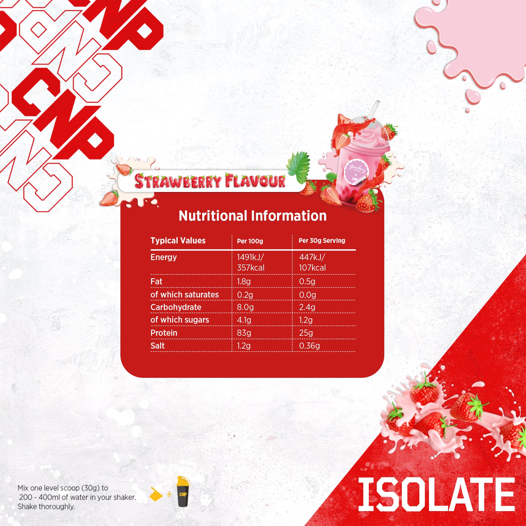 CNP Professional Isolate, Premium Whey Protein Isolate, 26g Protein, 1.6kg & 900g, 53/30 Servings CNP Professional buy supplements canada