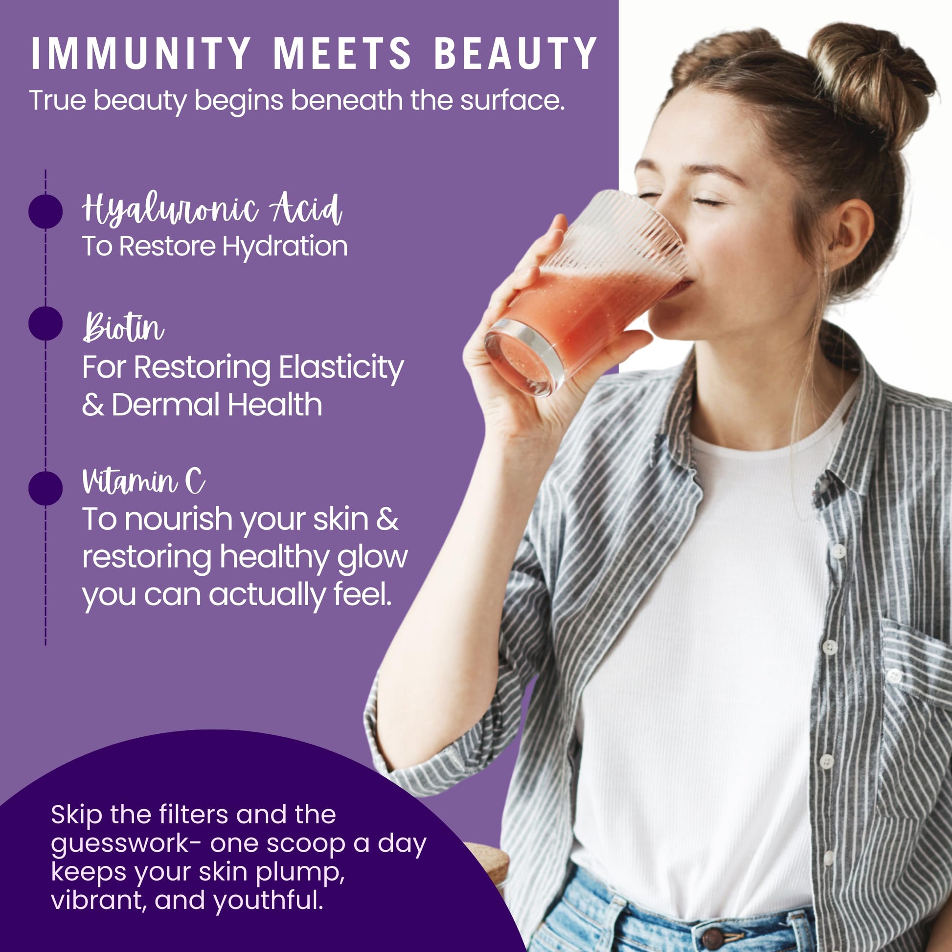 Leverage Mixed Berries Anti–Aging Supplement & Longevity Mix - Daily Wellness Multivitamin Powder with Hyaluronic Acid, L-Glycine & Magnesium for Skin, Energy, Cognitive Function & Joint–30 Servings Leverage buy supplements canada