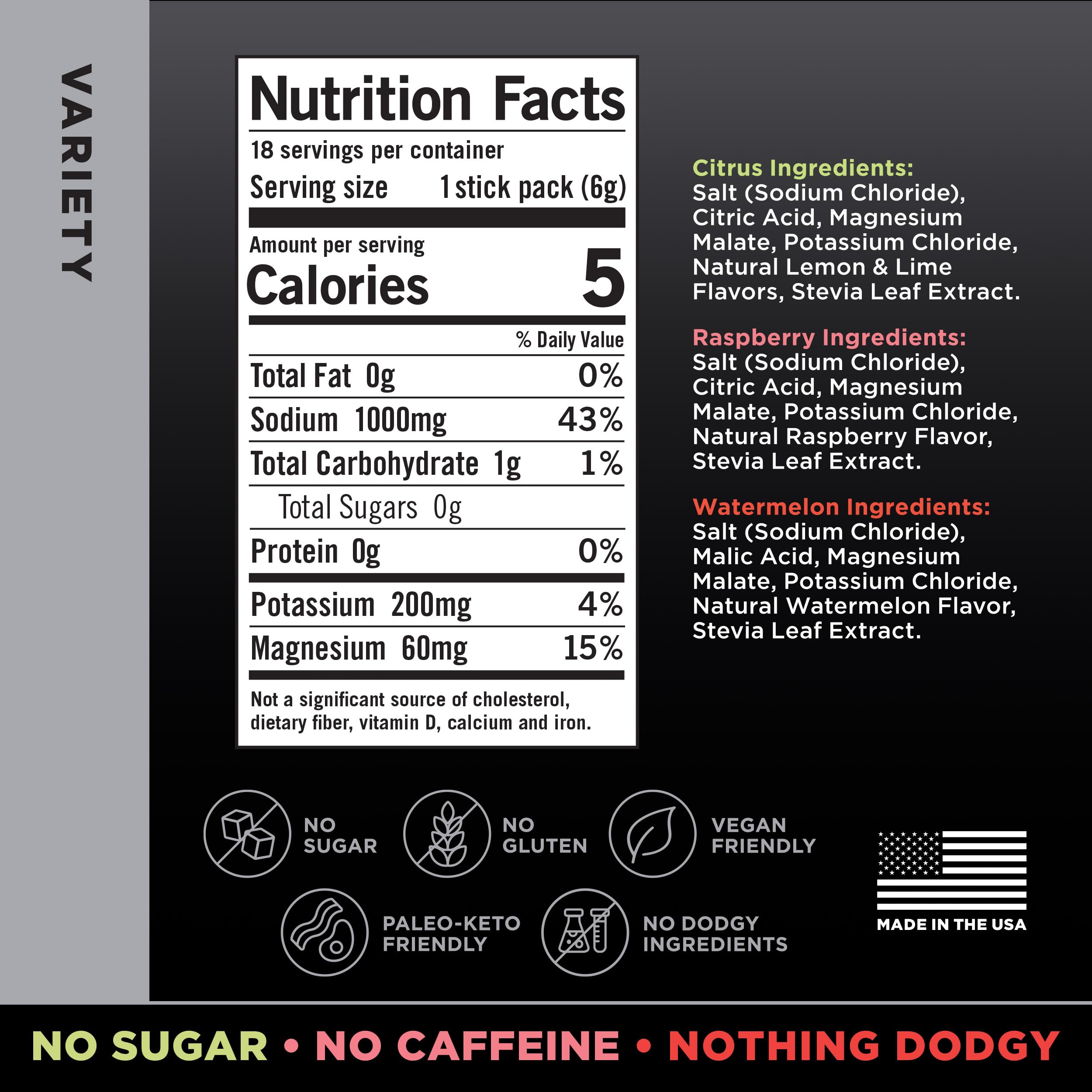 LMNT Zero Sugar Electrolytes - Variety Pack Bundle | Drink Mix | 54-Count Drink LMNT buy supplements canada