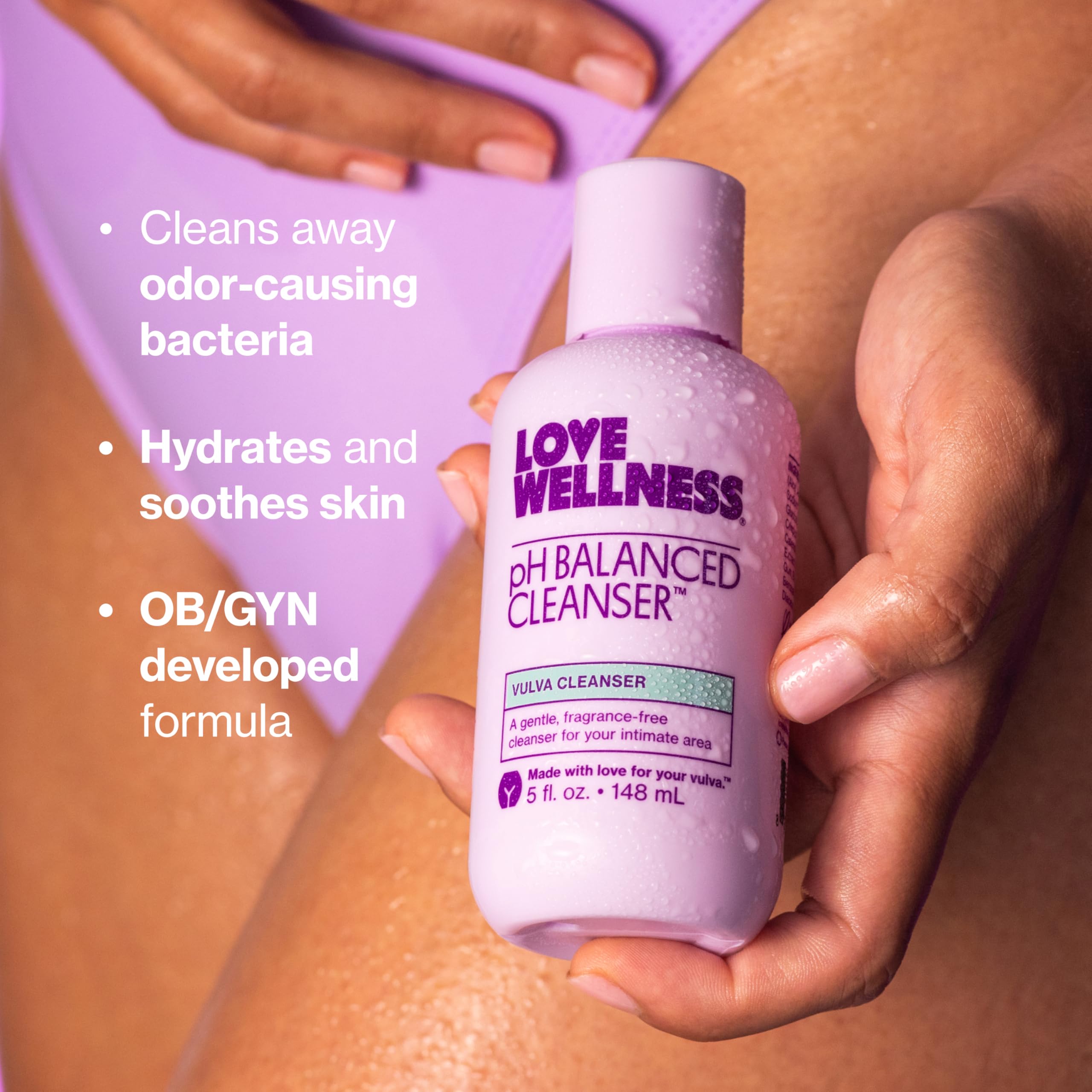 Love Wellness pH Balancing Cleanser | Feminine Vaginal Wash | Fragrance-Free | Vaginal Cleanser for Balanced pH, Intimate Health & Hygiene | Non-Irritating with Aloe Vera for Sensitive Skin | 5 Fl Oz Love Wellness buy supplements canada