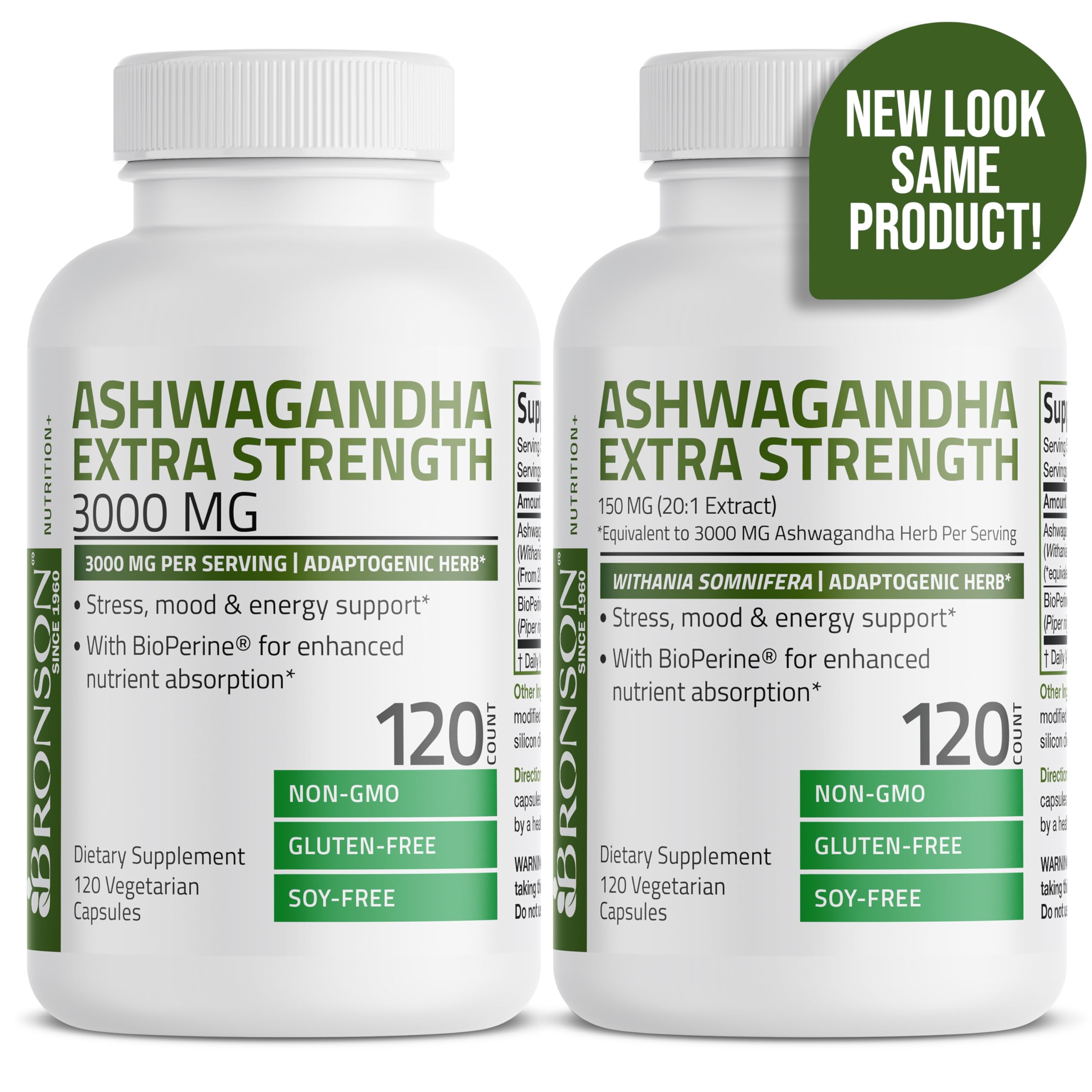 Bronson Ashwagandha Extra Strength Stress & Mood Support with BioPerine Bronson buy supplements canada
