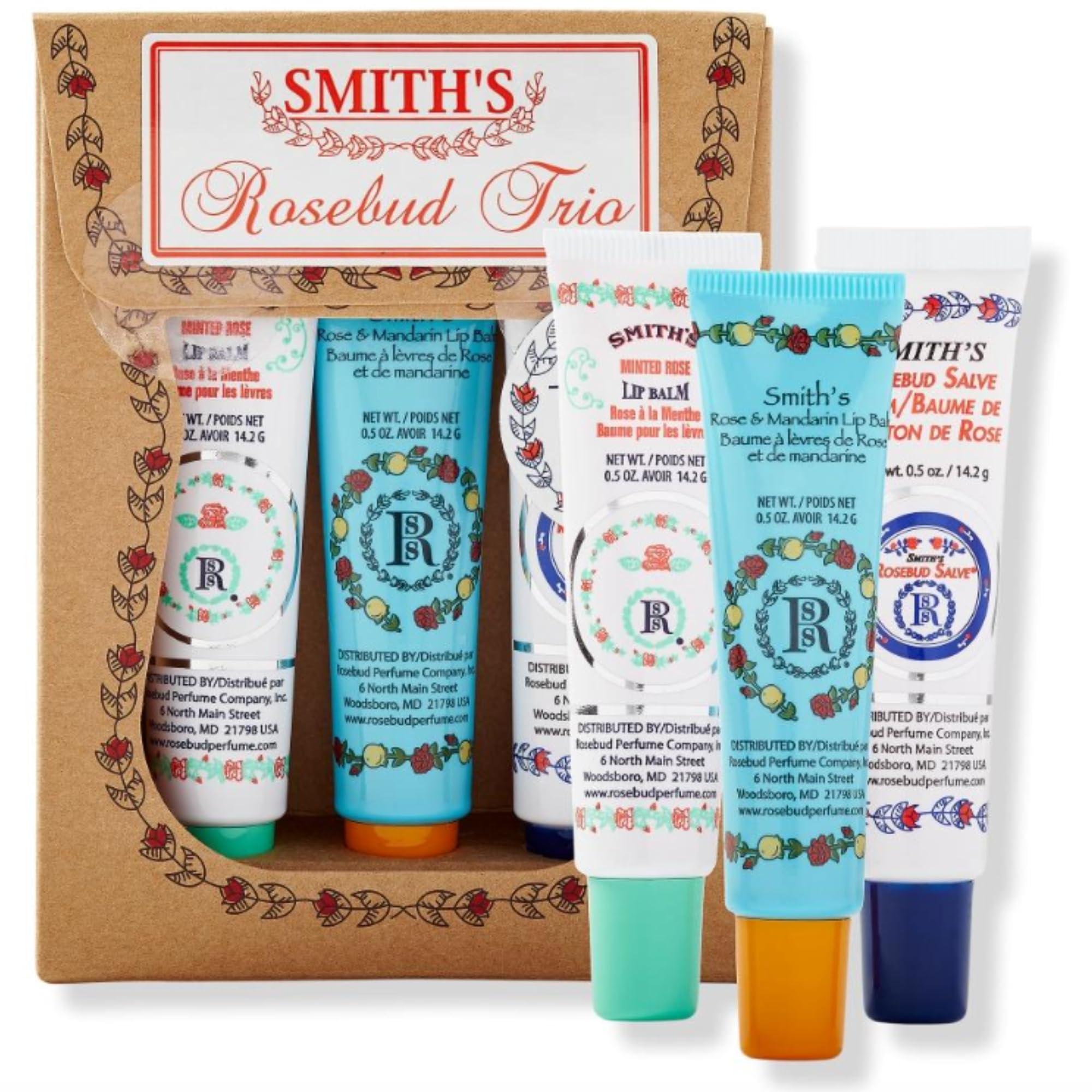 Smith's Rose Lip Balm Bulk- 3x0.5oz Premium All Purpose Lip Gloss Tubes & 3x0.8oz Lip Treatment Salve - Trio Lip Balm Tubes for Plump Lips & Cracked Skin Care - Christmas Gift Set, EBook Generic buy supplements canada