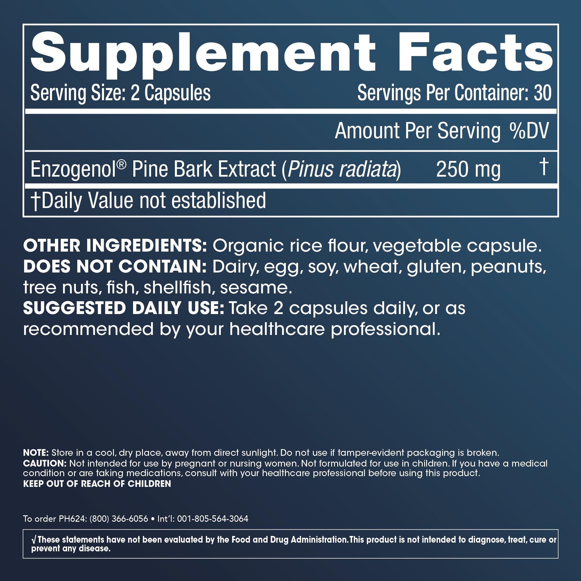 ProHealth Enzogenol Pine Bark Extract | 60 Capsules | New Zealand Sourced Antioxidant Support | Triple 3rd Party Tested, GMP Manufactured in The USA ProHealth buy supplements canada