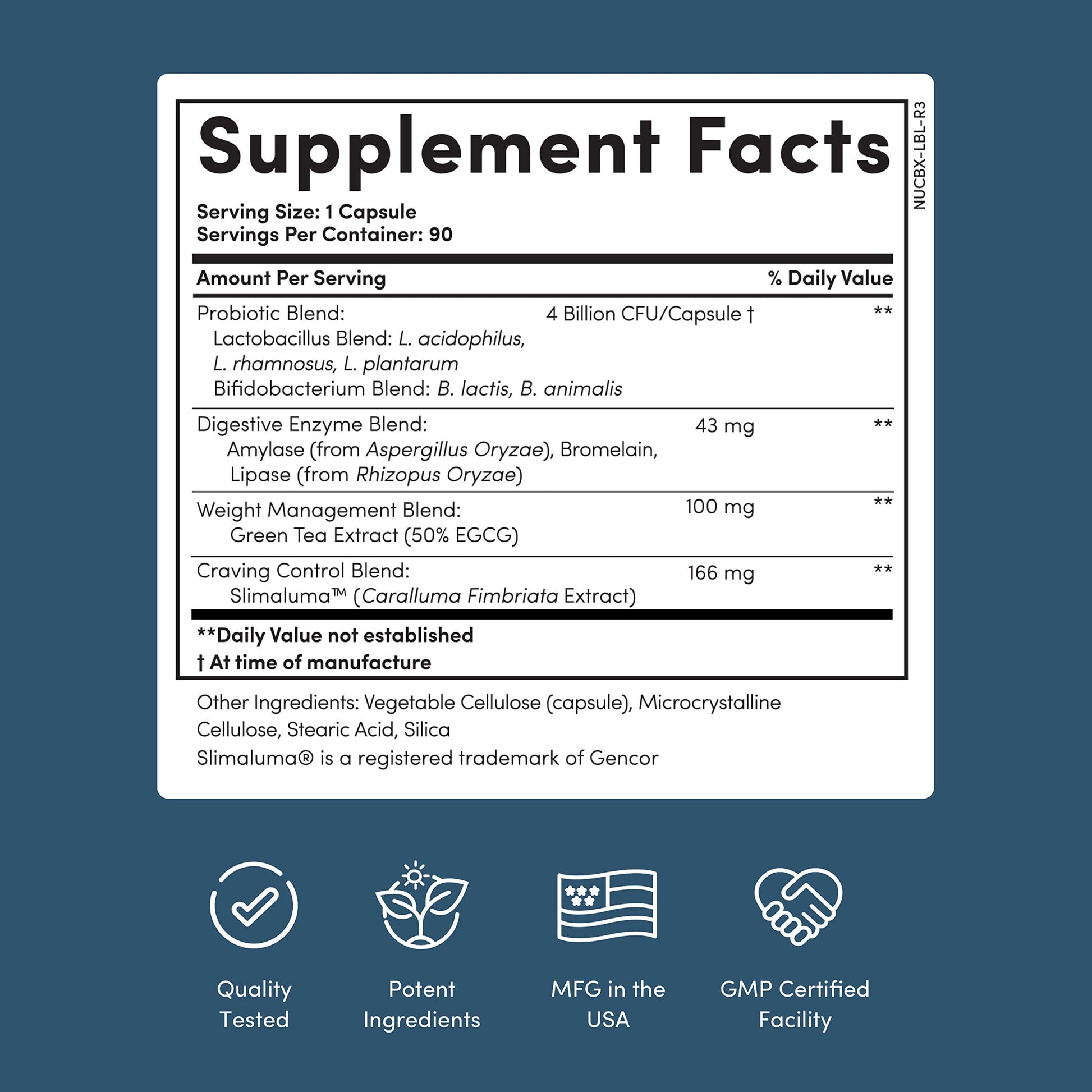 Nucific® Bio-X4 4-in-1 Weight Management Probiotic Supplement, 90 Count. Nucific buy supplements canada