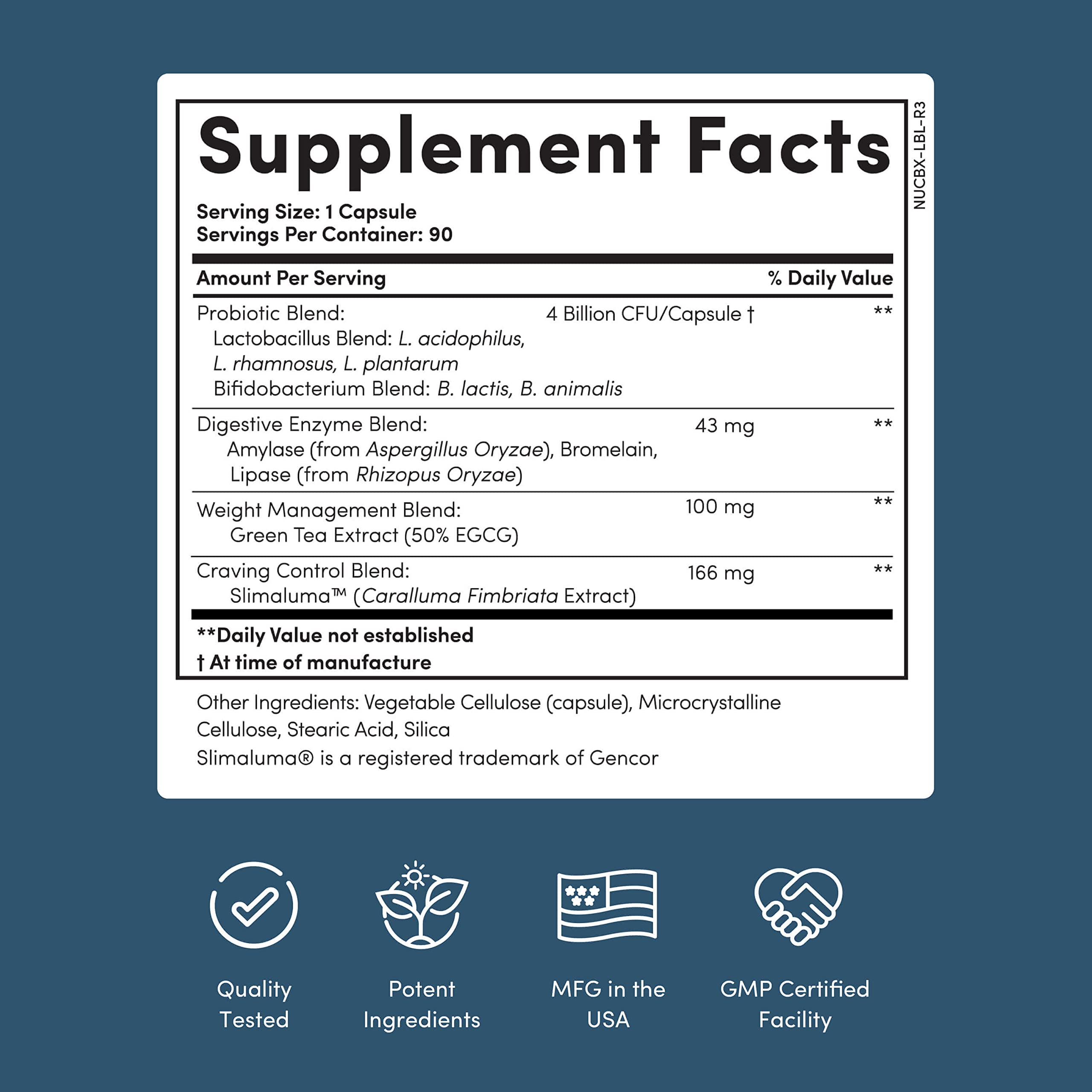 Nucific® Bio-X4 4-in-1 Weight Management Probiotic Supplement, 90 Count. Nucific buy supplements canada