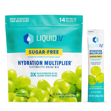 Liquid I.V. Sugar-Free Hydration Multiplier - Green Grape – Hydration Powder Packets Liquid I.V. buy supplements canada