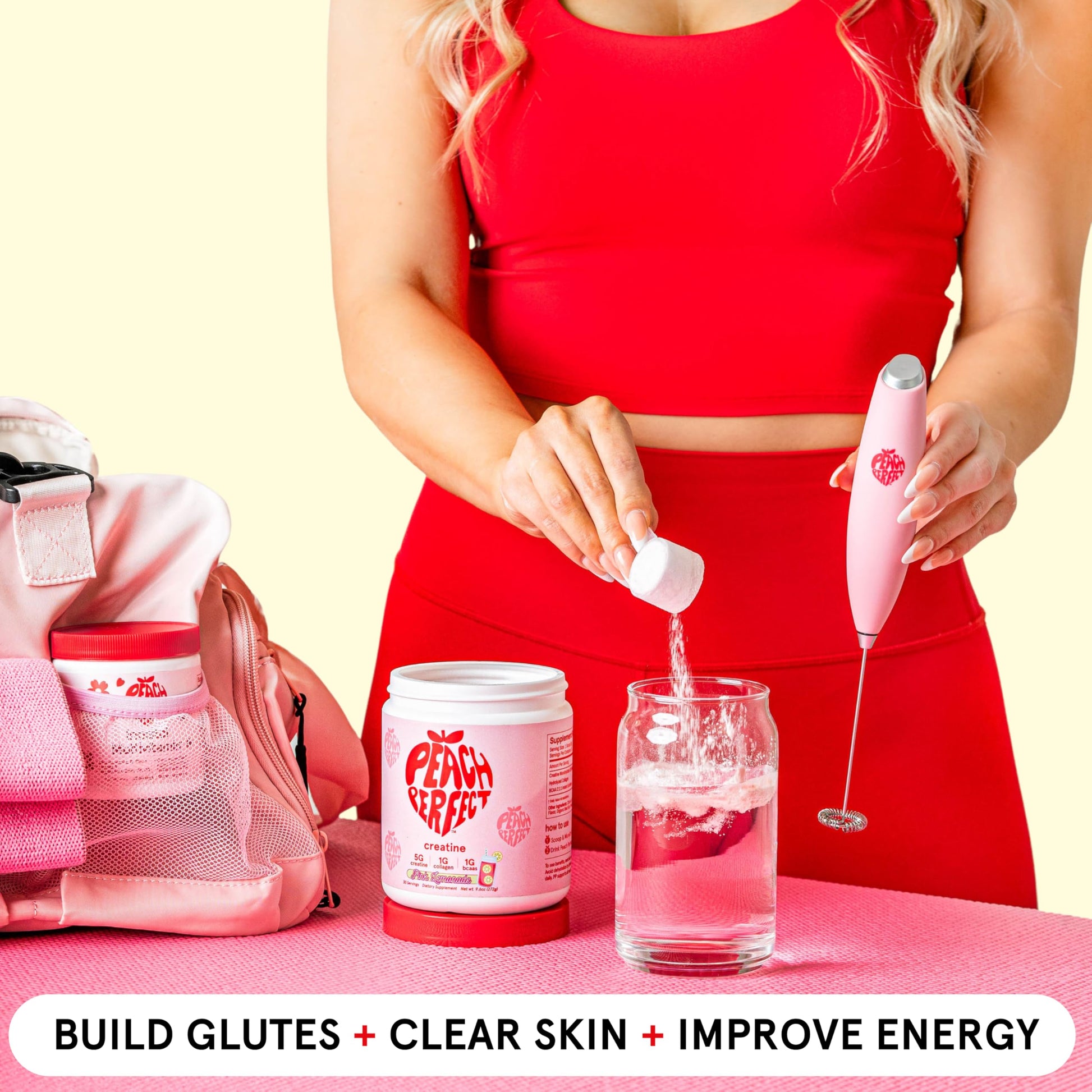 Peach Perfect Creatine Blend for Women – Micronized Creatine Monohydrate with BCAA & Collagen for Glute Strength Support – Strawberry Acai – 30 Servings Peach Perfect buy supplements canada