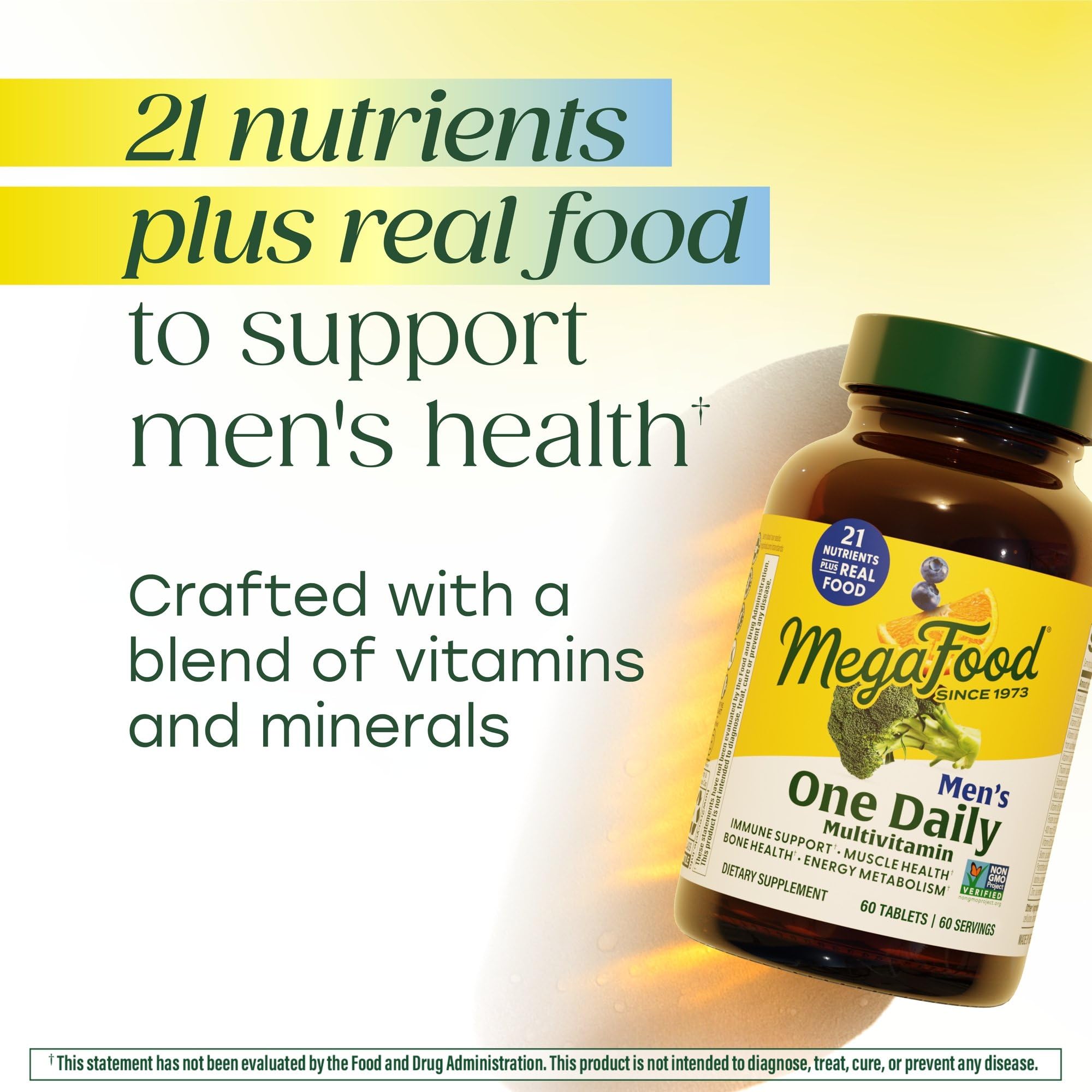 MegaFood One Daily Mens Multivitamins - Multivitamin for Men - Vitamin C, Vitamin D3 & Vitamin B12 - Muscle, Energy Metabolism & Immune Support MegaFood buy supplements canada