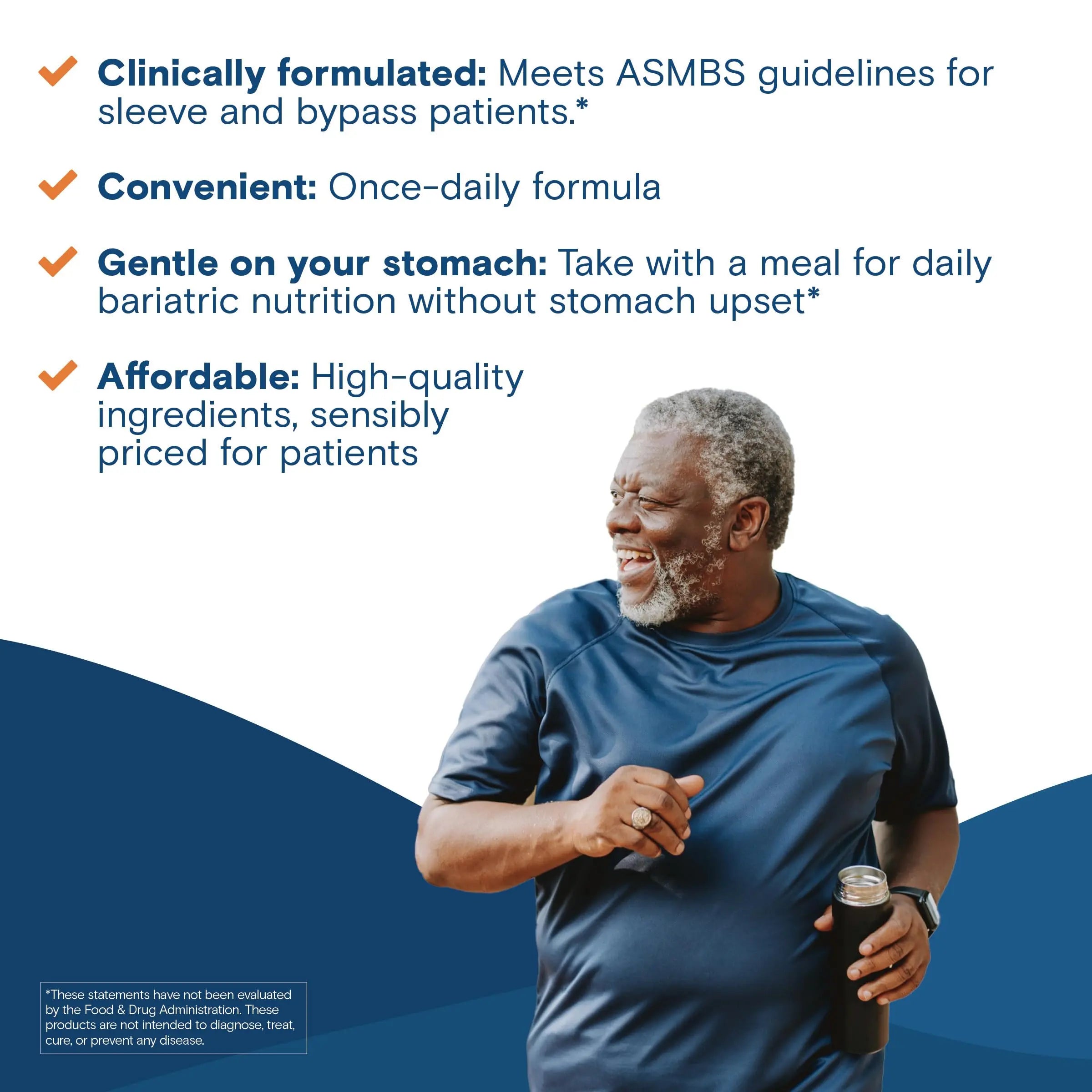 Bariatric Fusion One Per Day Bariatric Multivitamin with Iron for Men | with Prostate and Heart Support Vitamins* | Bariatric Fusion buy supplements canada