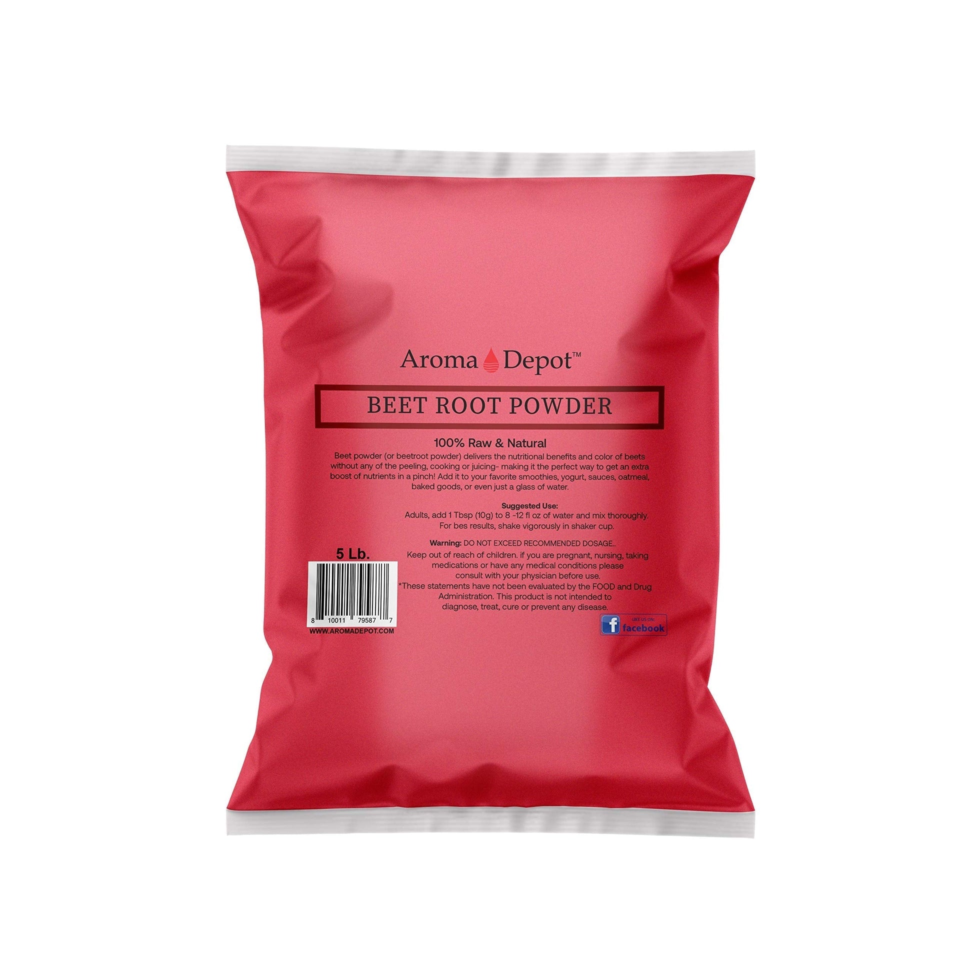 Beet Root Powder 5 lb. by Aroma Depot Raw & Non-GMO I Vegan & Gluten Free I Nitric Oxide Aroma Depot buy supplements canada