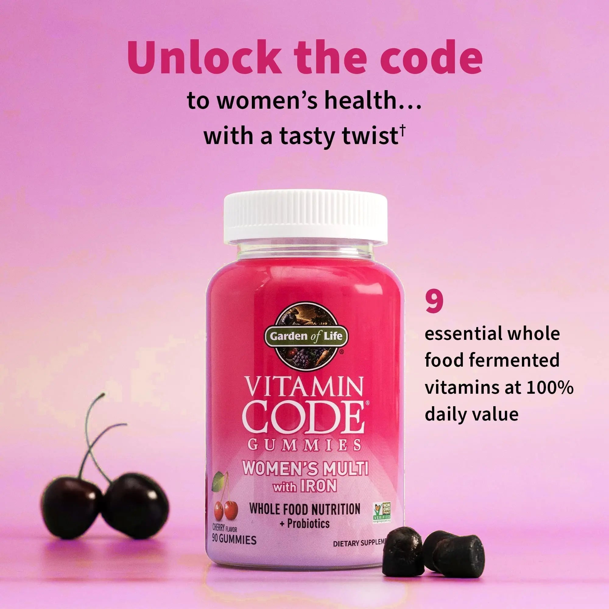 Garden of Life Vitamin Code Women’s Multivitamin Gummy with Iron: Folate, Biotin, D3 & B12 for Hair, Skin & Nails Garden of Life buy supplements canada