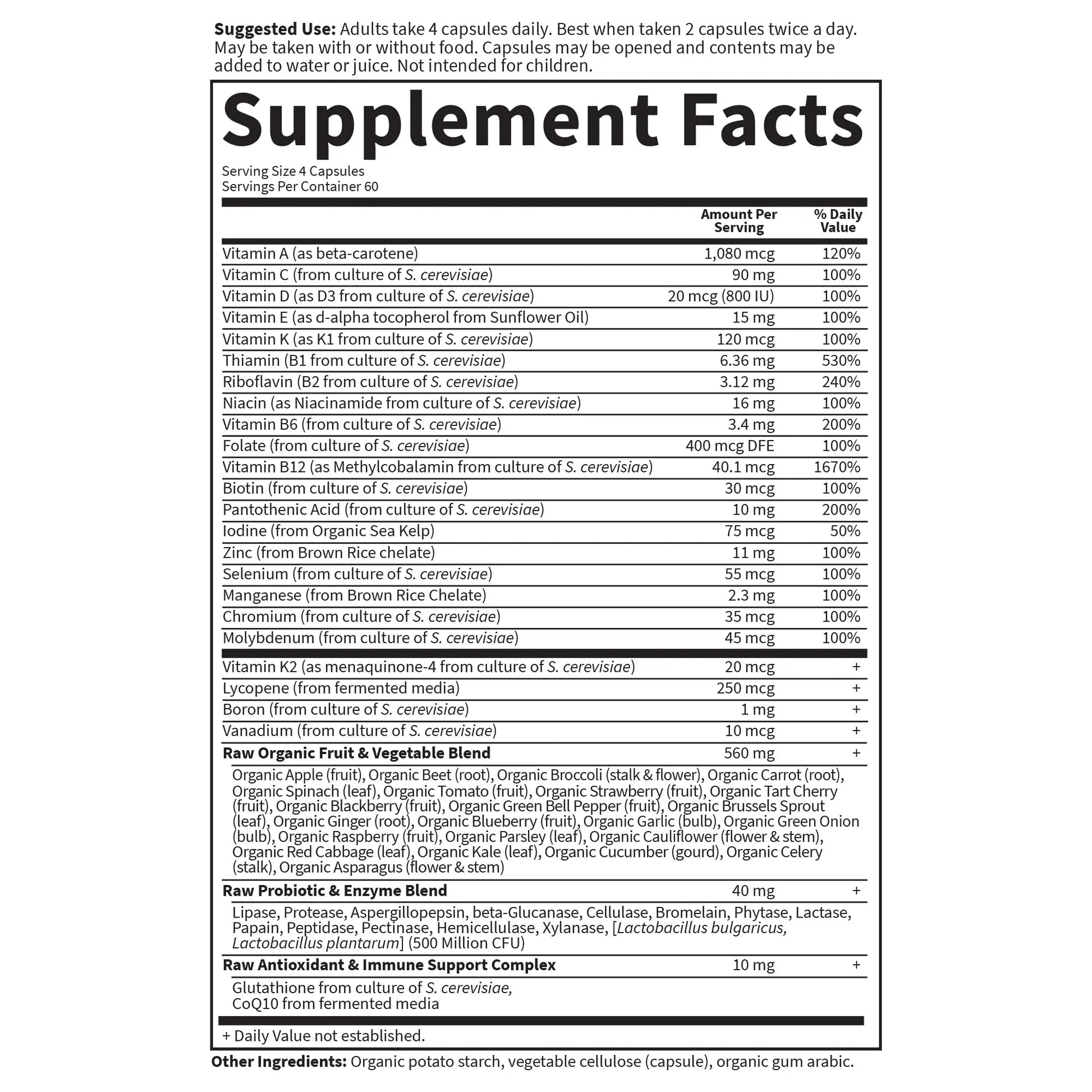 Garden of Life Vitamin Code, Whole Food Multivitamin for Men, 240 Vegetarian Capsules Garden of Life buy supplements canada