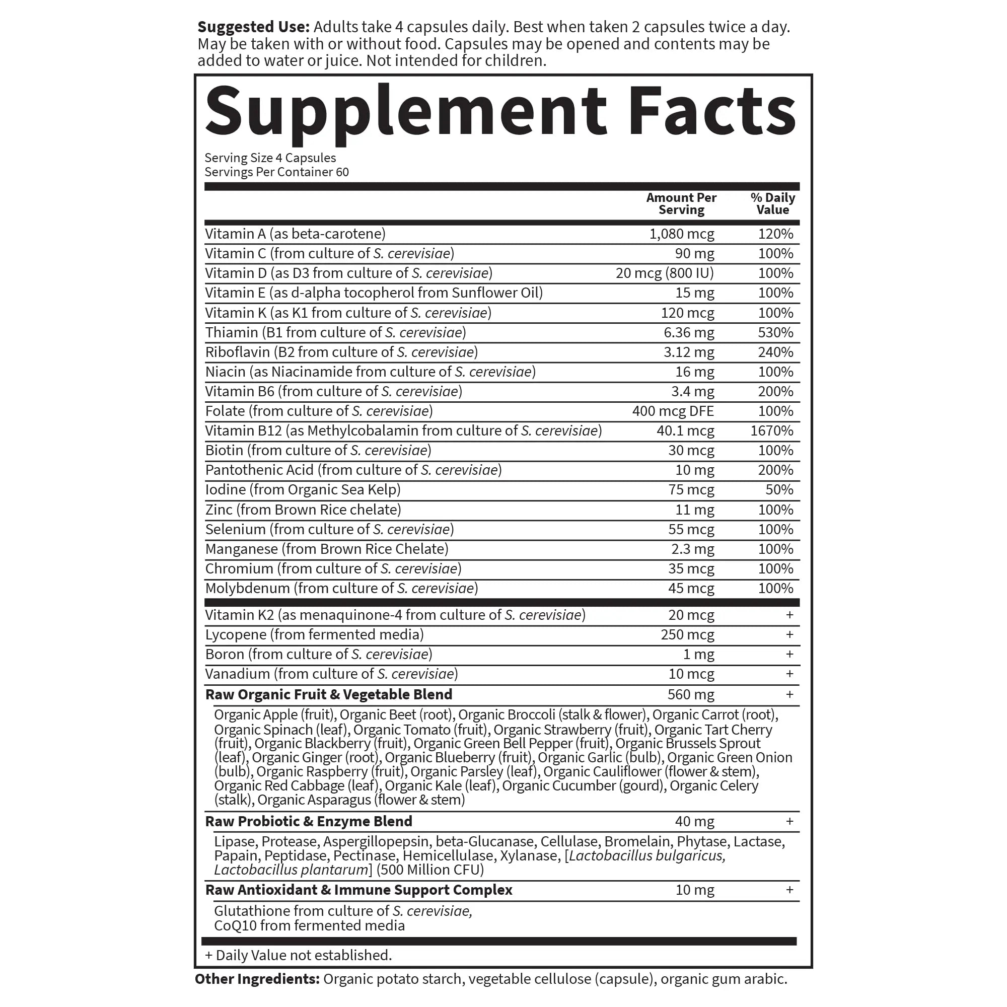 Garden of Life Vitamin Code, Whole Food Multivitamin for Men, 240 Vegetarian Capsules Garden of Life buy supplements canada