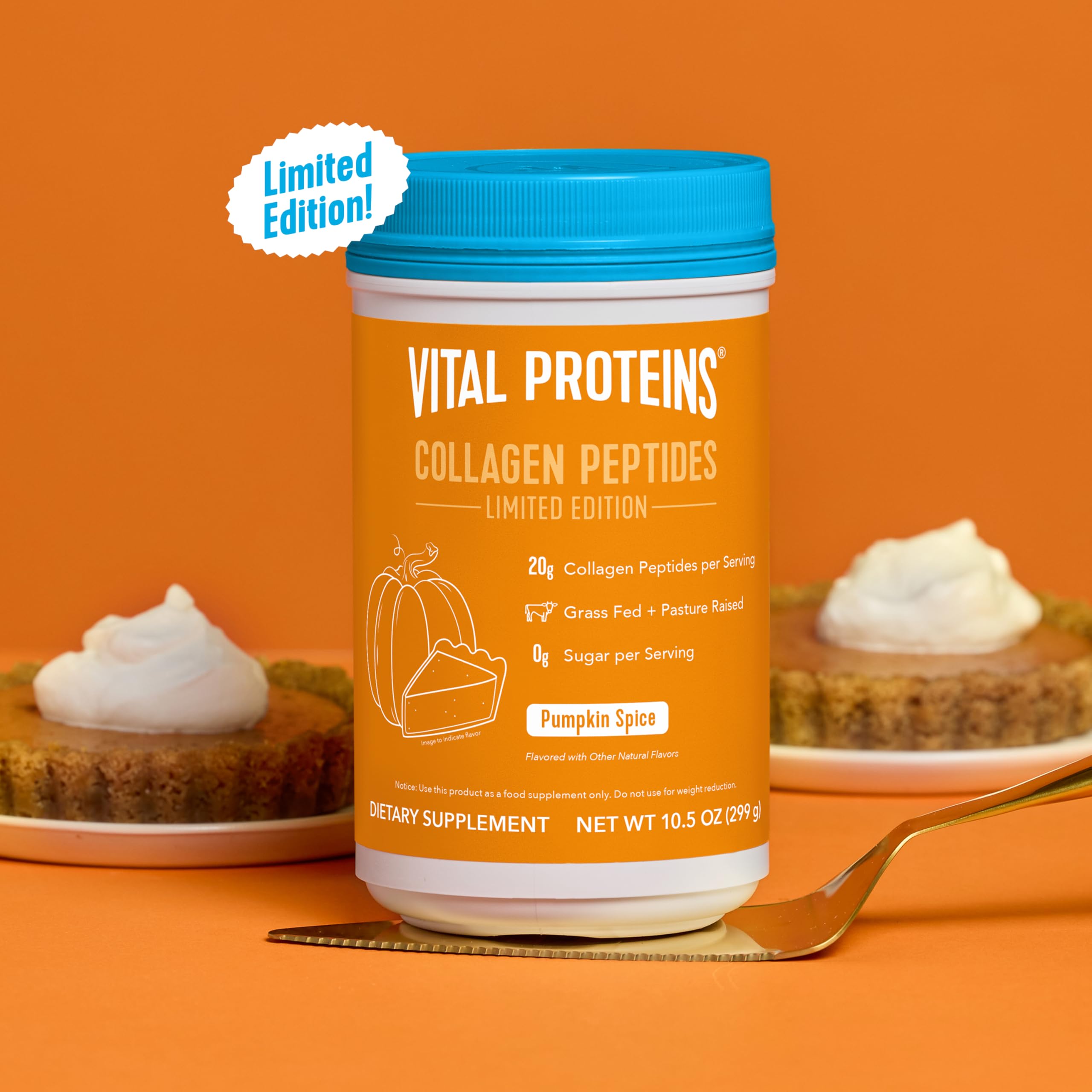 Vital Proteins® Pumpkin Spice Collagen Peptides, 20g Collagen Peptides, Healthy Hair, Skin, Nails & Joints Vital Proteins buy supplements canada