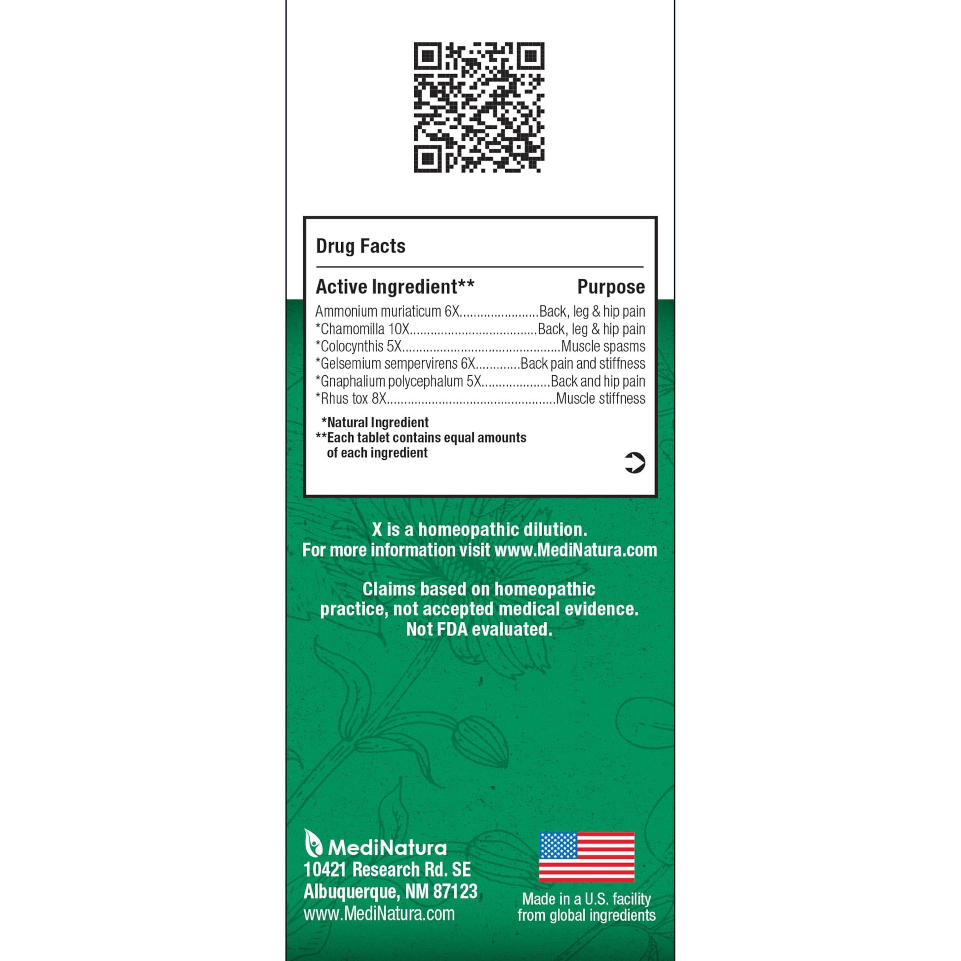BHI Pain & Spasm Bundle BHI Back Homeopathic Support for Back Pain (100 Tablets) +BHI Spasm, Natural Relief for Cramps & Spasms, Homeopathic Medicine (100 Tablets) MediNatura buy supplements canada