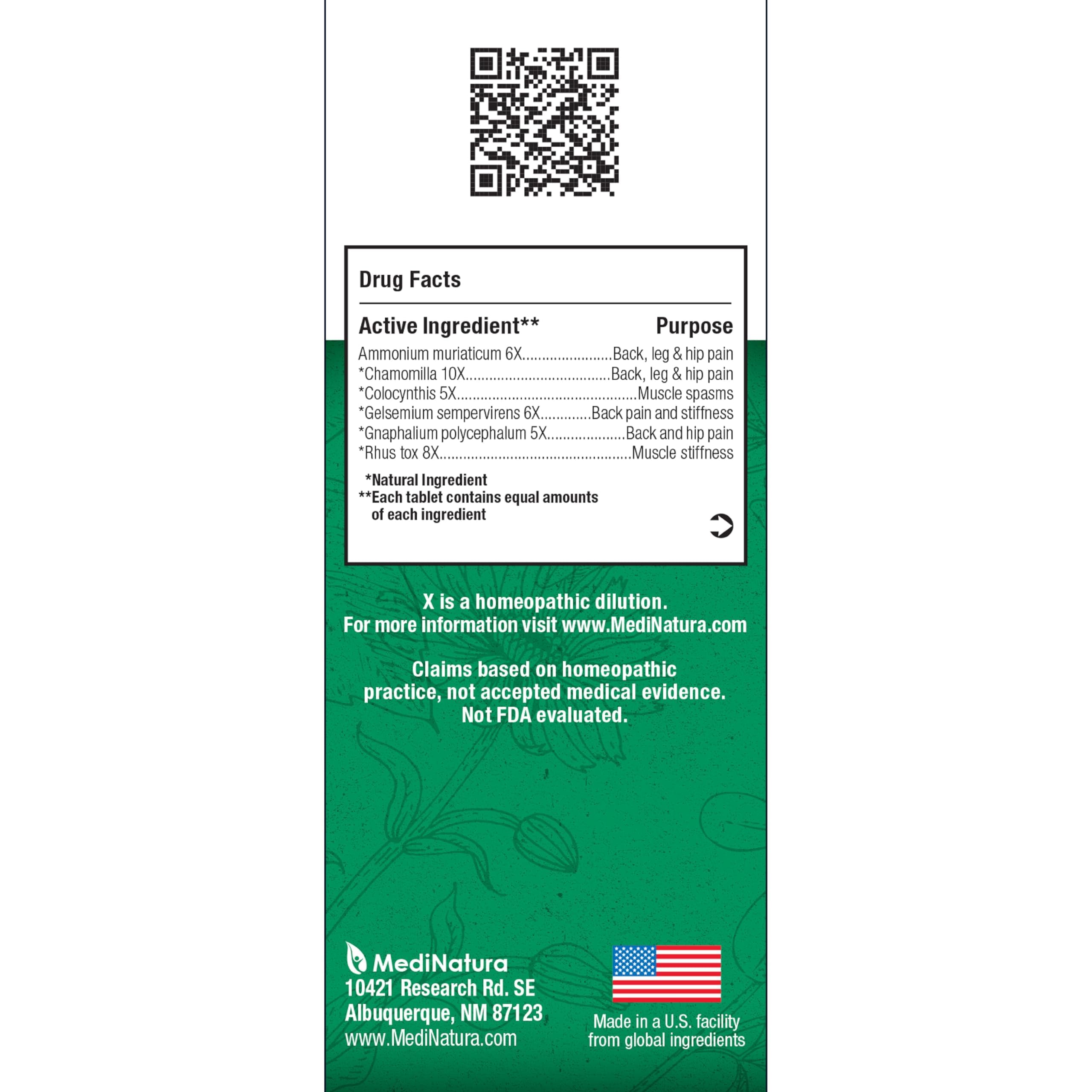 BHI Pain & Spasm Bundle BHI Back Homeopathic Support for Back Pain (100 Tablets) +BHI Spasm, Natural Relief for Cramps & Spasms, Homeopathic Medicine (100 Tablets) MediNatura buy supplements canada